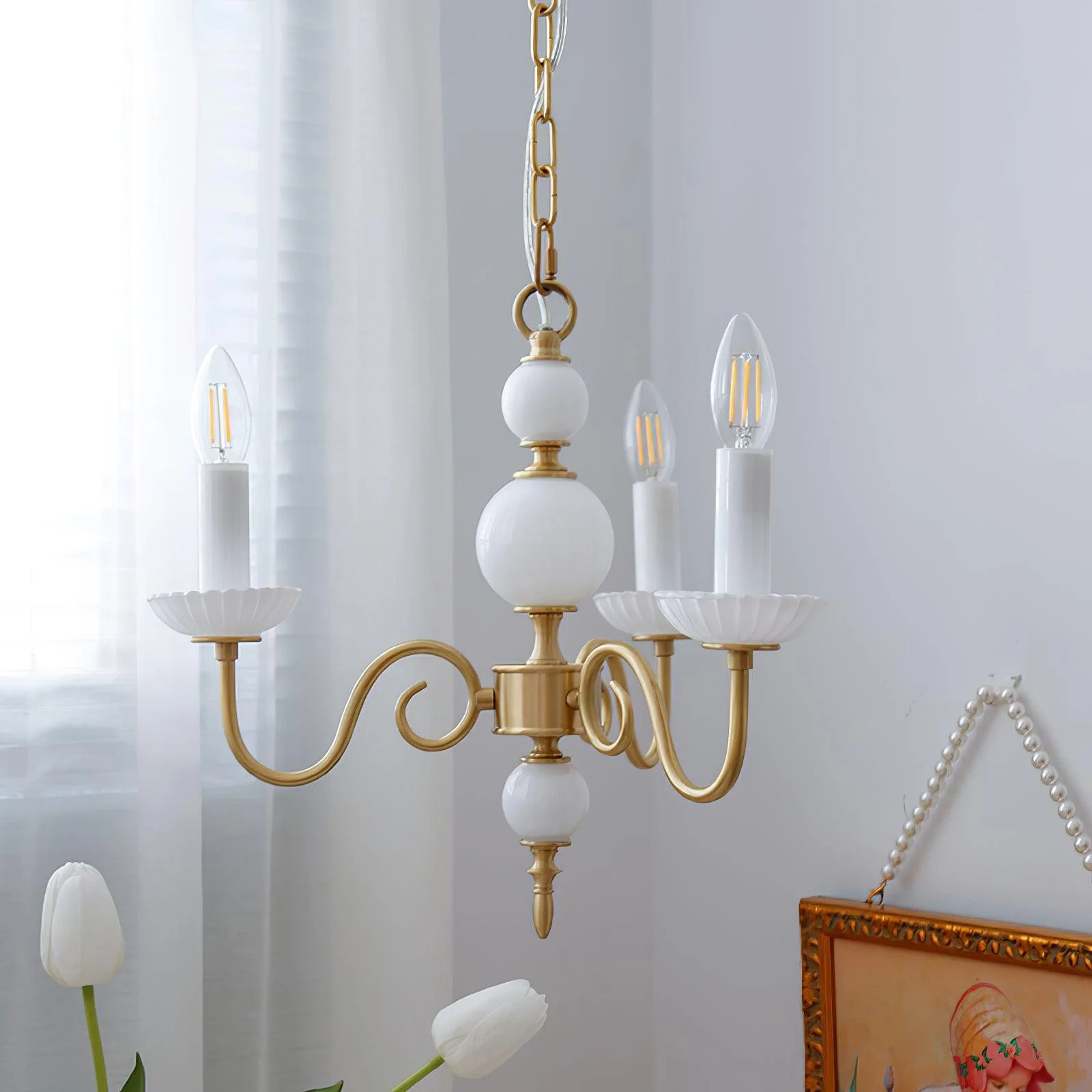 Lustra Chandelier Carlita Gold Modern - Image 38