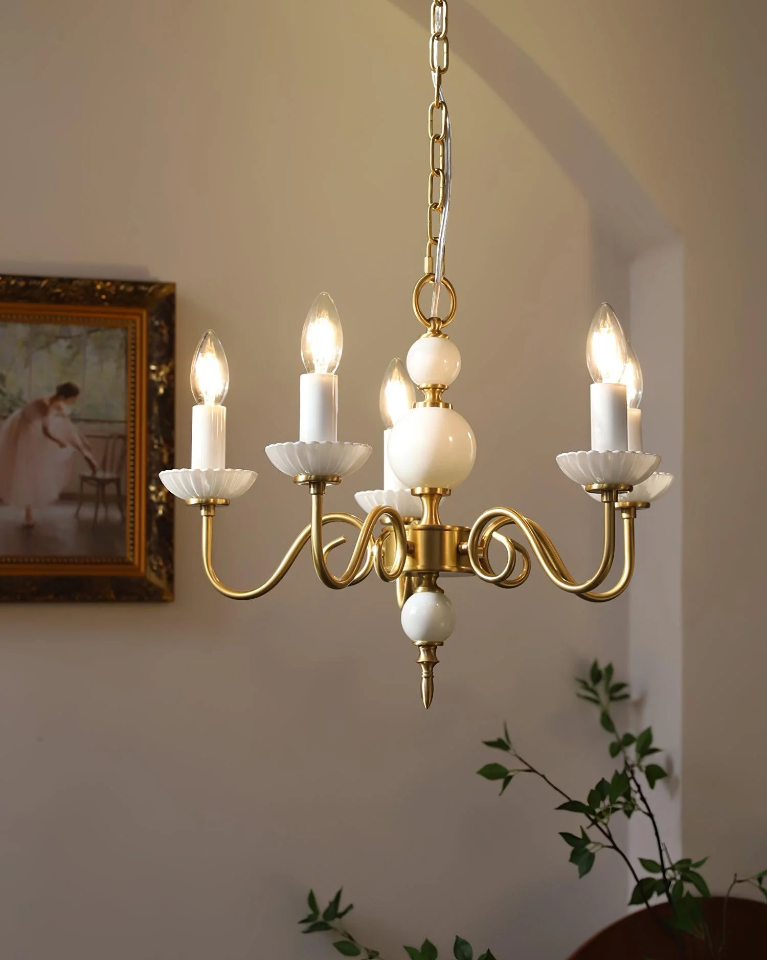 Lustra Chandelier Carlita Gold Modern - Image 40