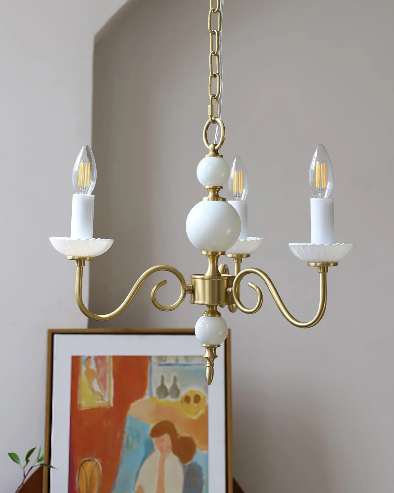 Lustra Chandelier Carlita Gold Modern - Image 5