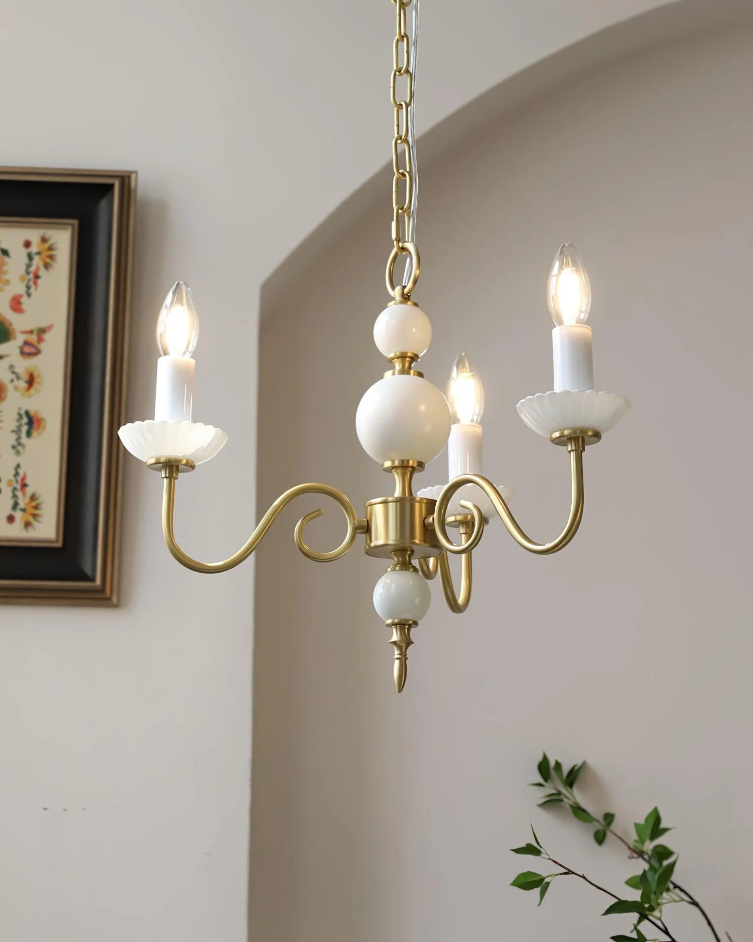 Lustra Chandelier Carlita Gold Modern - Image 6