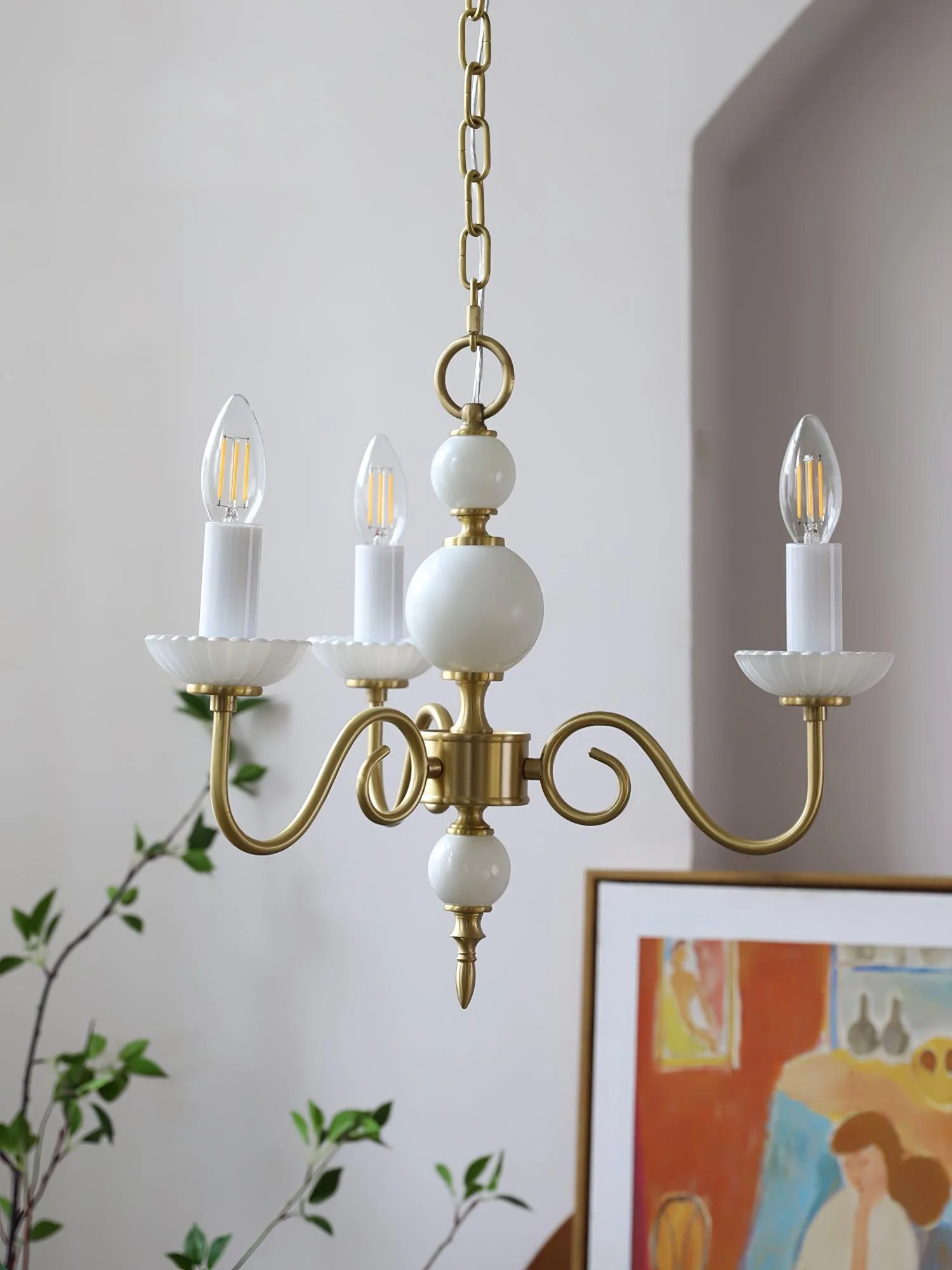 Lustra Chandelier Carlita Gold Modern - Image 7