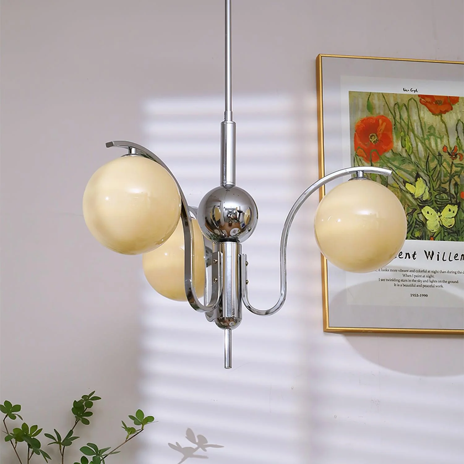 Lustra Chandelier Chrome Glass Modo Deco Elegant - Image 34