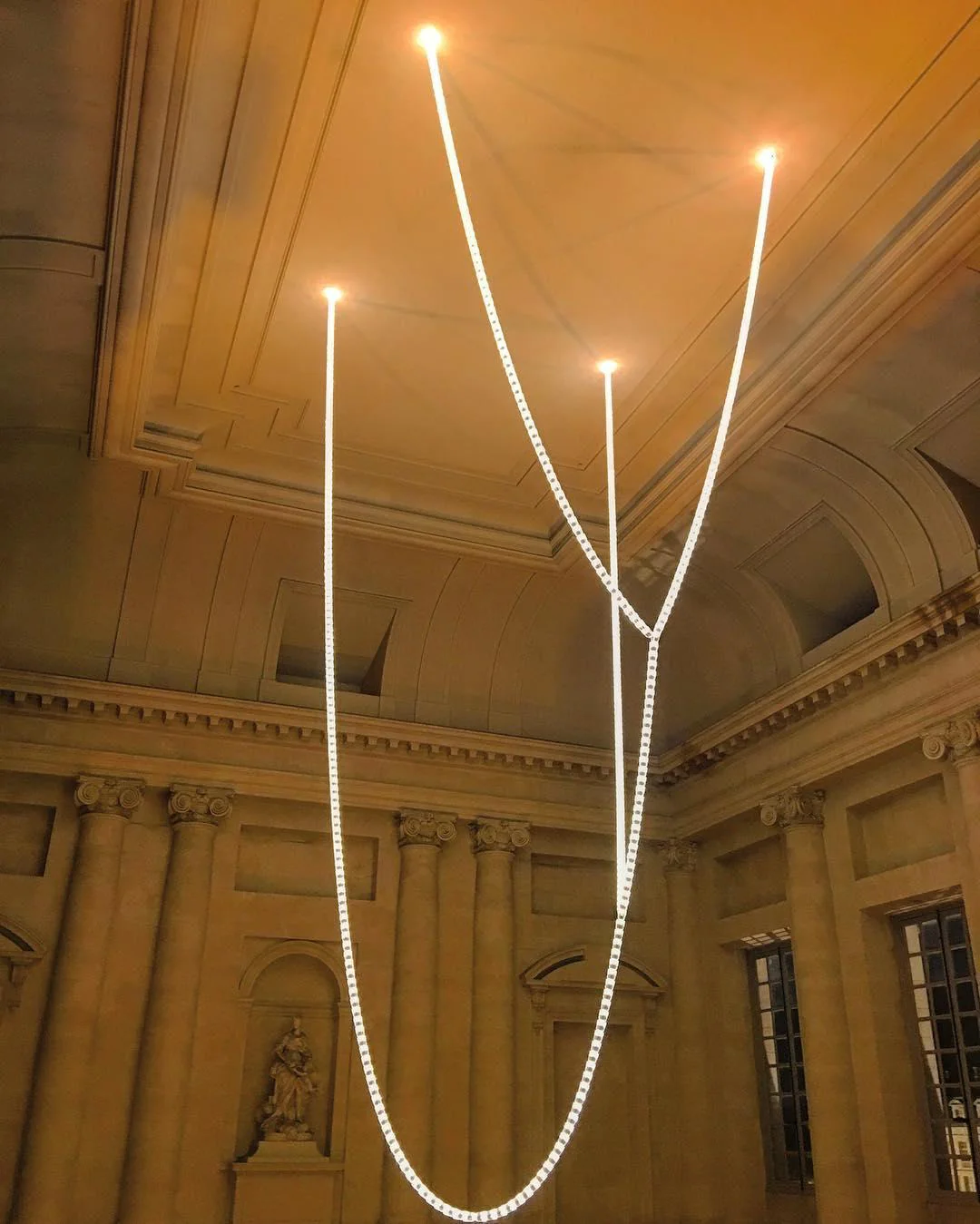 Lustra Chandelier Chrome Interlacing Crystal Lines - Image 34