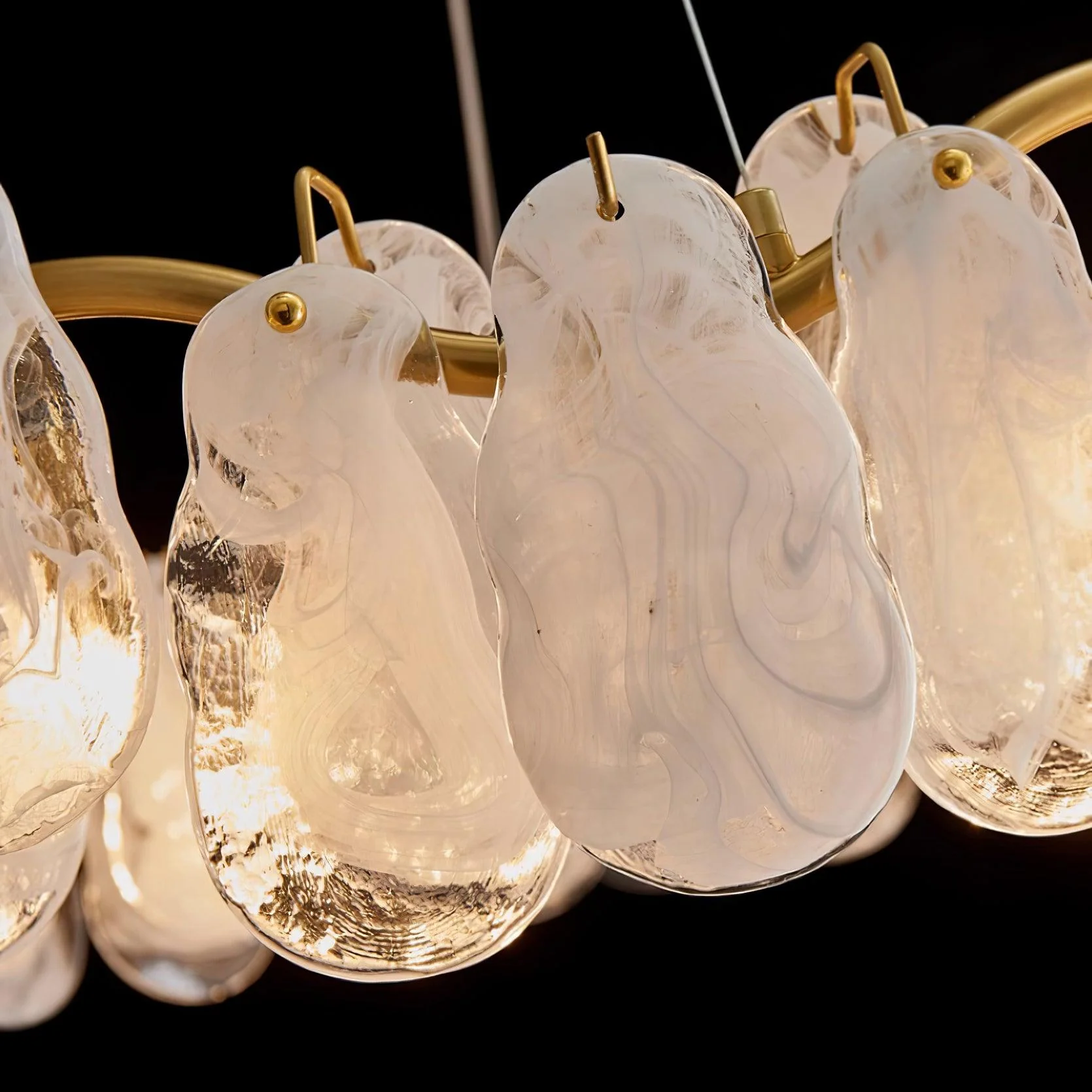 Lustra Chandelier Cloud Glass Panels - Image 10