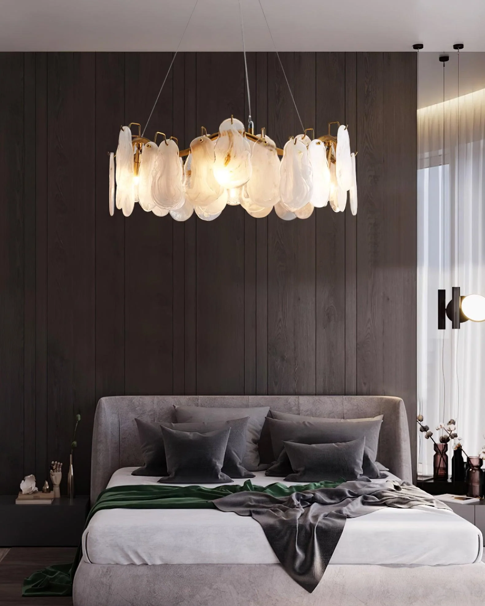 Lustra Chandelier Cloud Glass Panels - Image 12