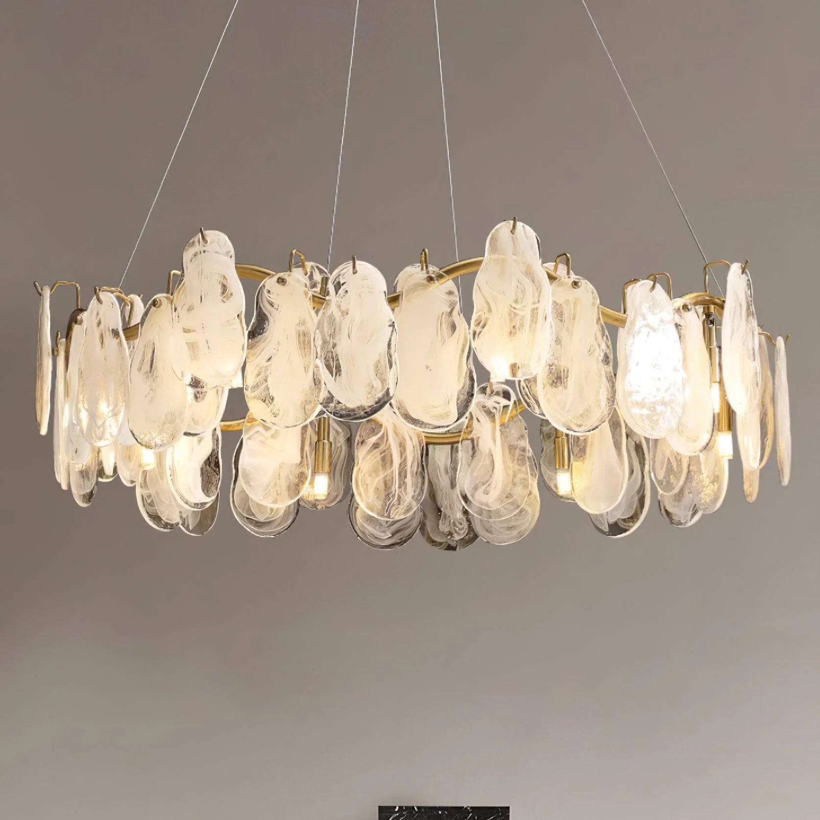 Lustra Chandelier Cloud Glass Panels - Image 21