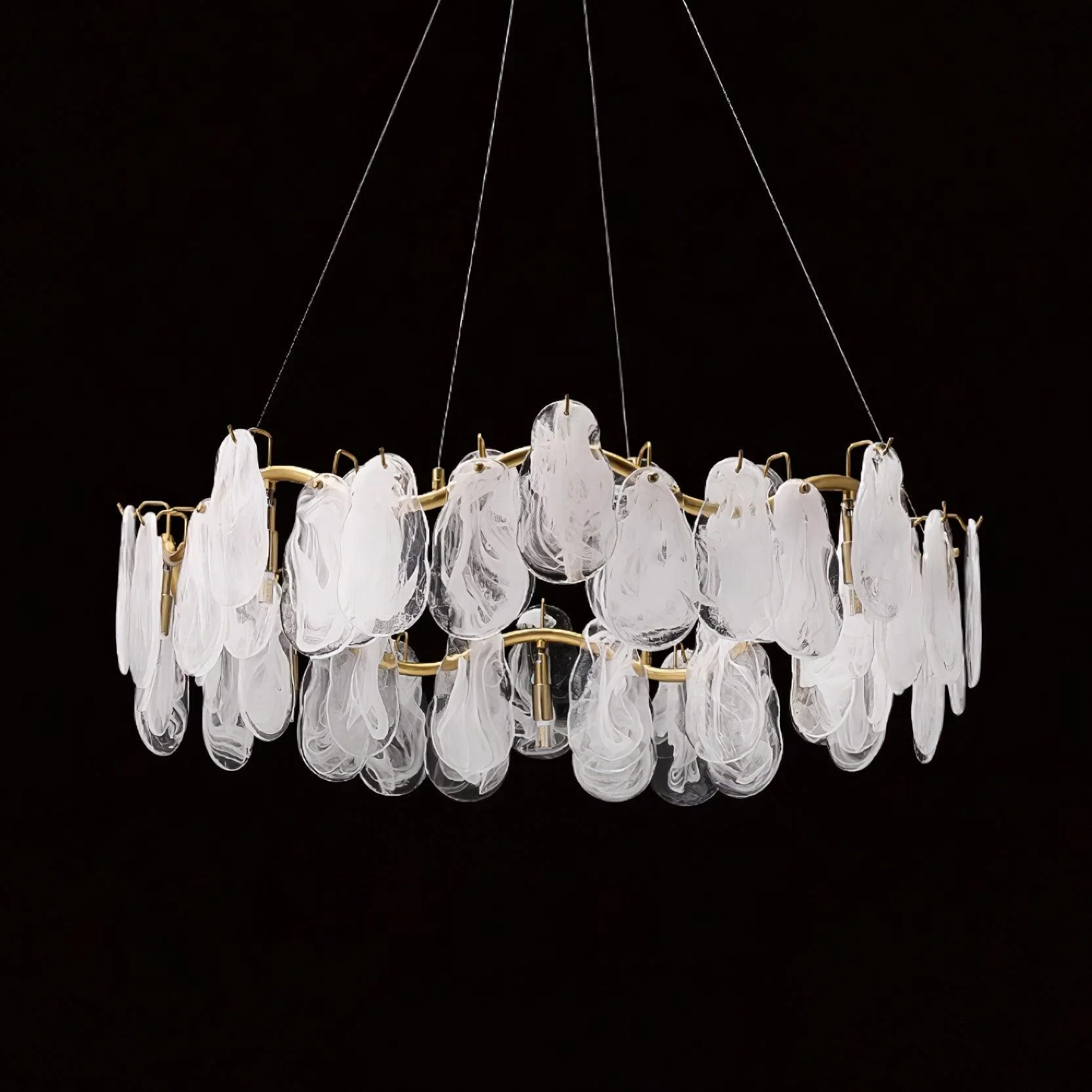 Lustra Chandelier Cloud Glass Panels - Image 28