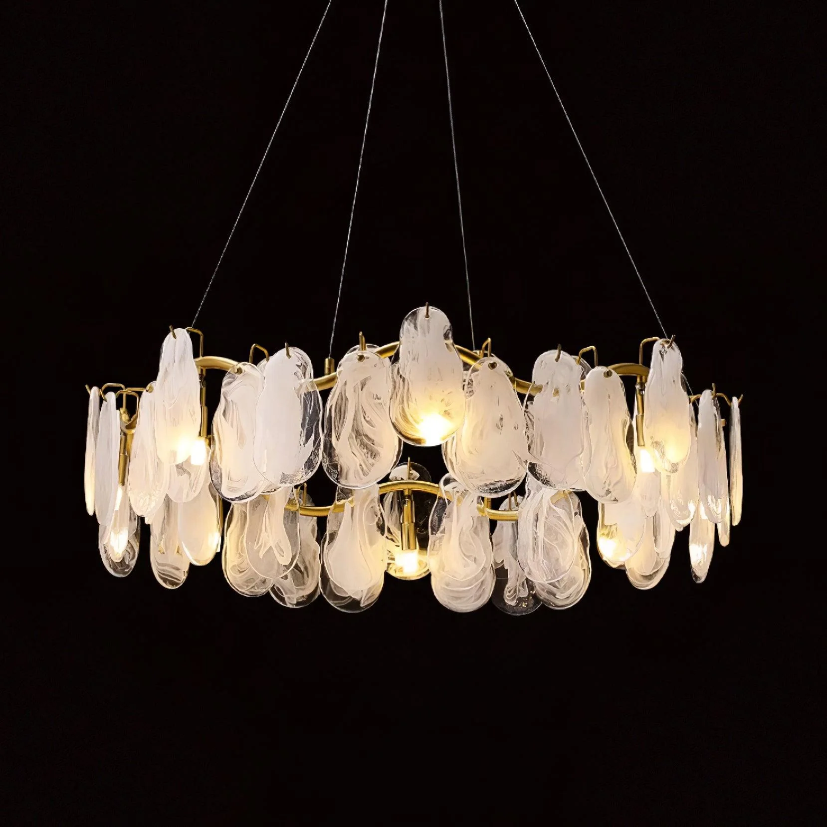 Lustra Chandelier Cloud Glass Panels - Image 29