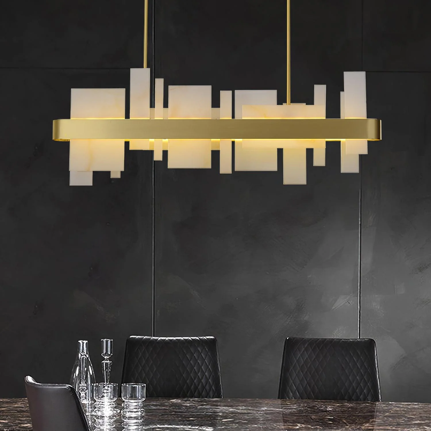 Lustra Chandelier Copper Dining - Image 13