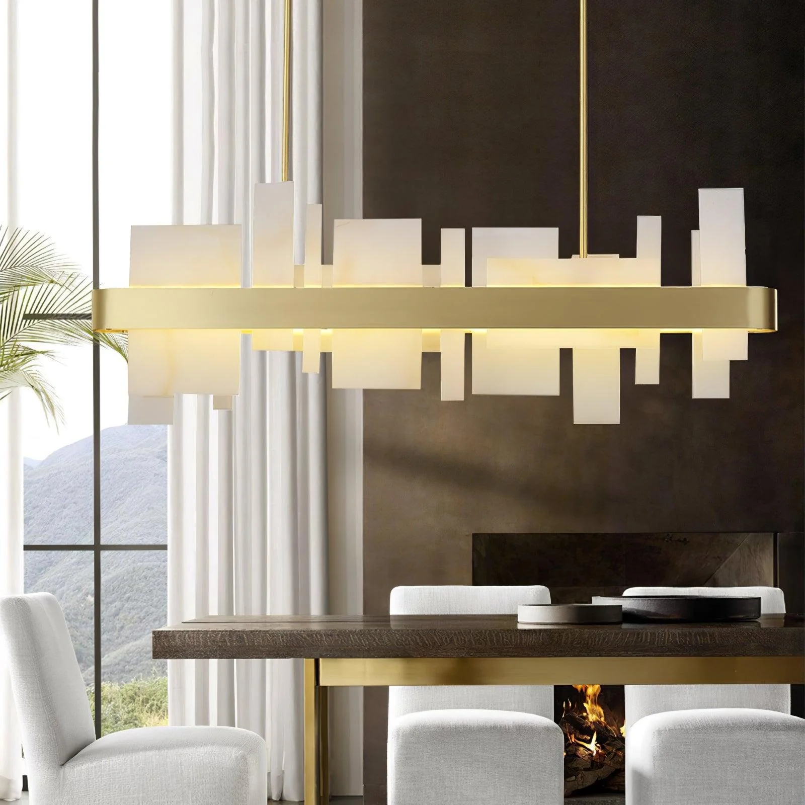 Lustra Chandelier Copper Dining - Image 15