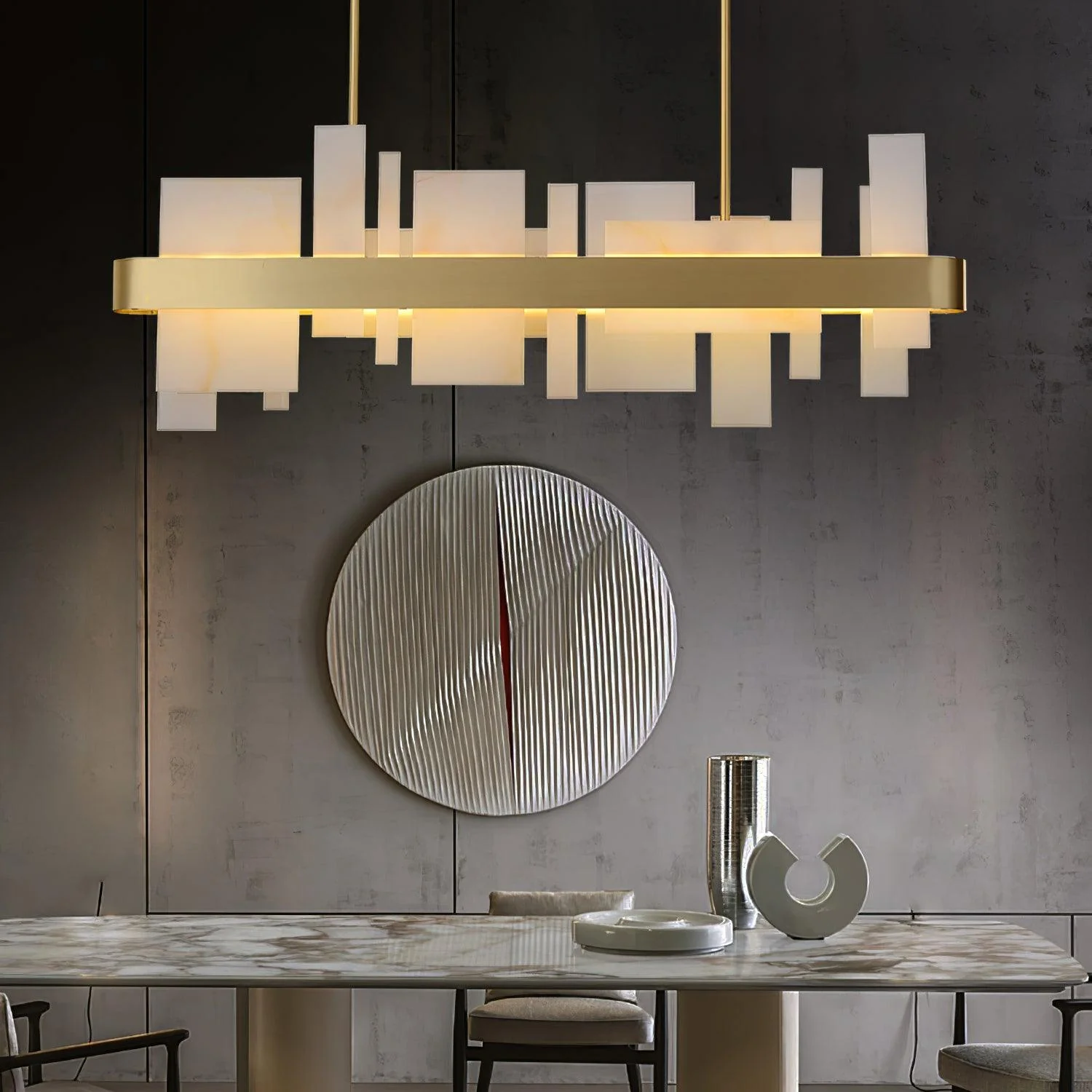 Lustra Chandelier Copper Dining - Image 16