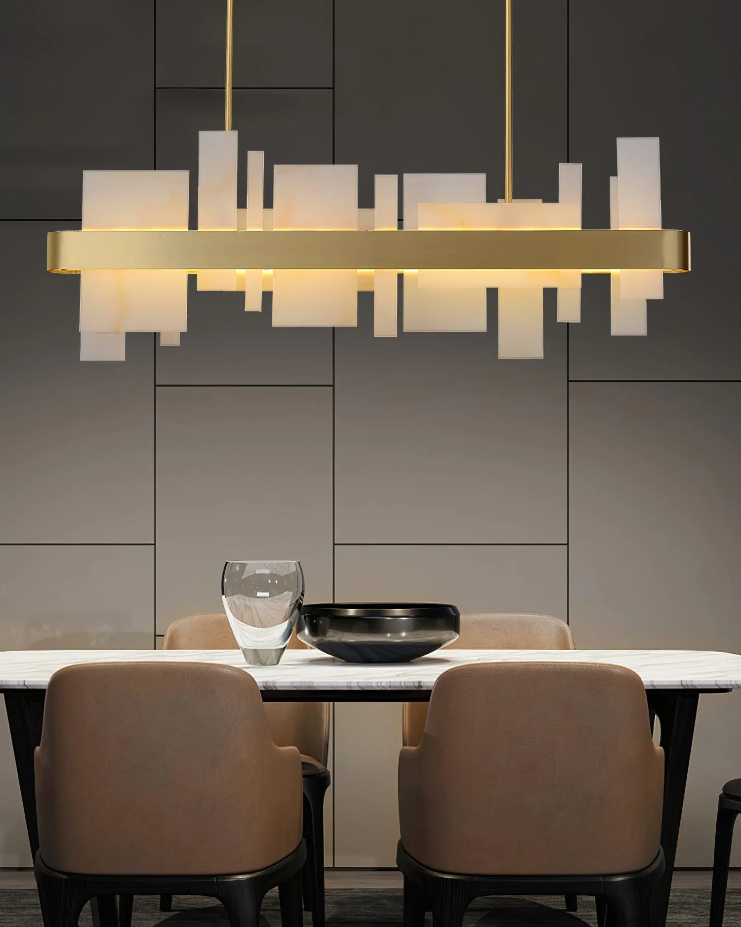 Lustra Chandelier Copper Dining - Image 17