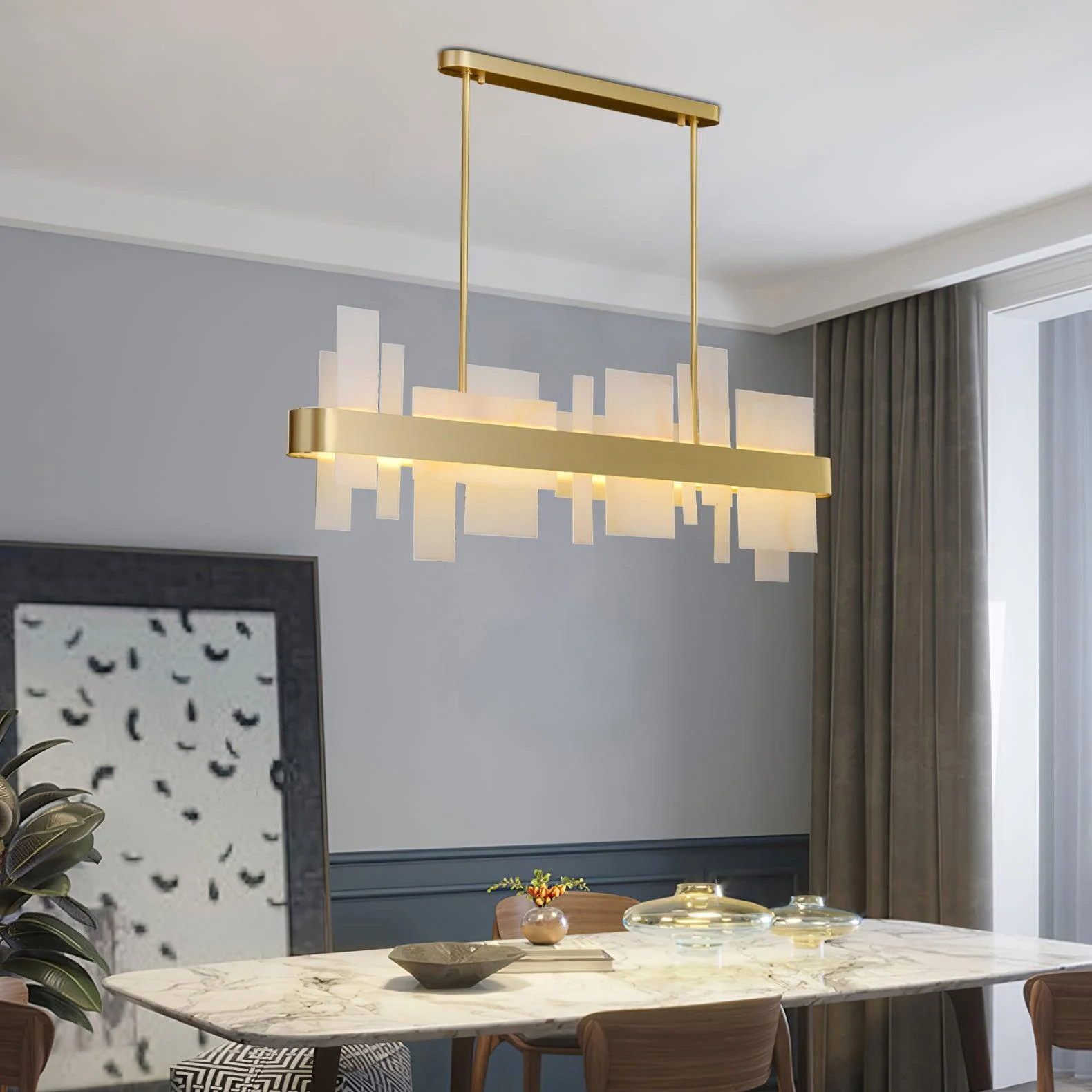 Lustra Chandelier Copper Dining - Image 5