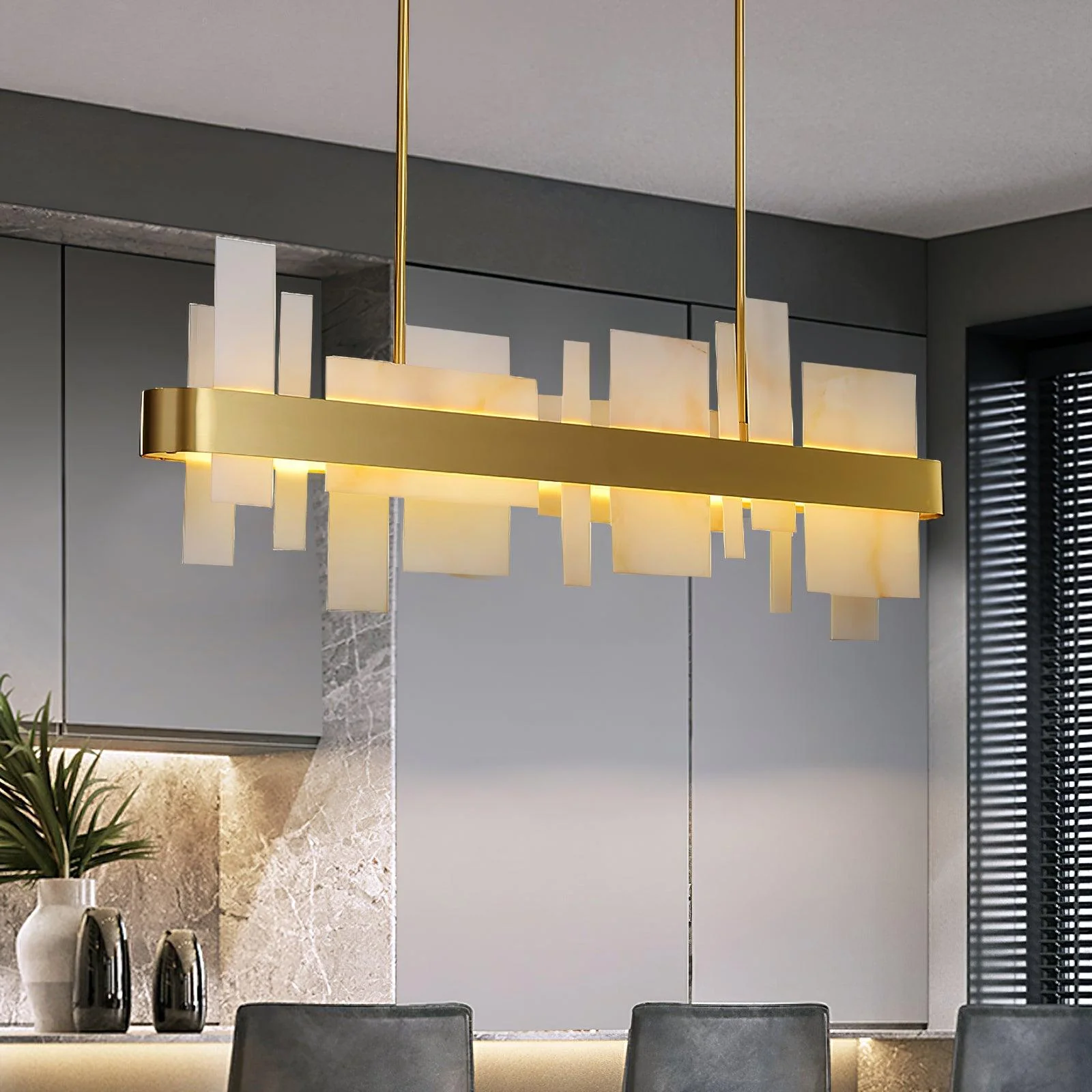 Lustra Chandelier Copper Dining - Image 7