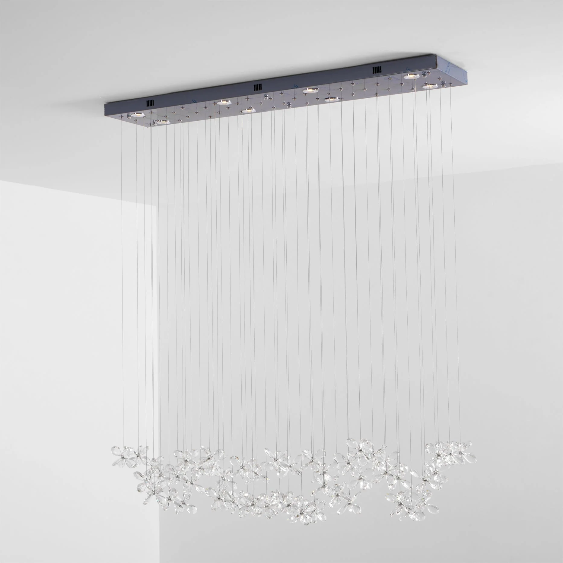 Lustra Chandelier Crystal Butterfly Floral Cluster - Image 16