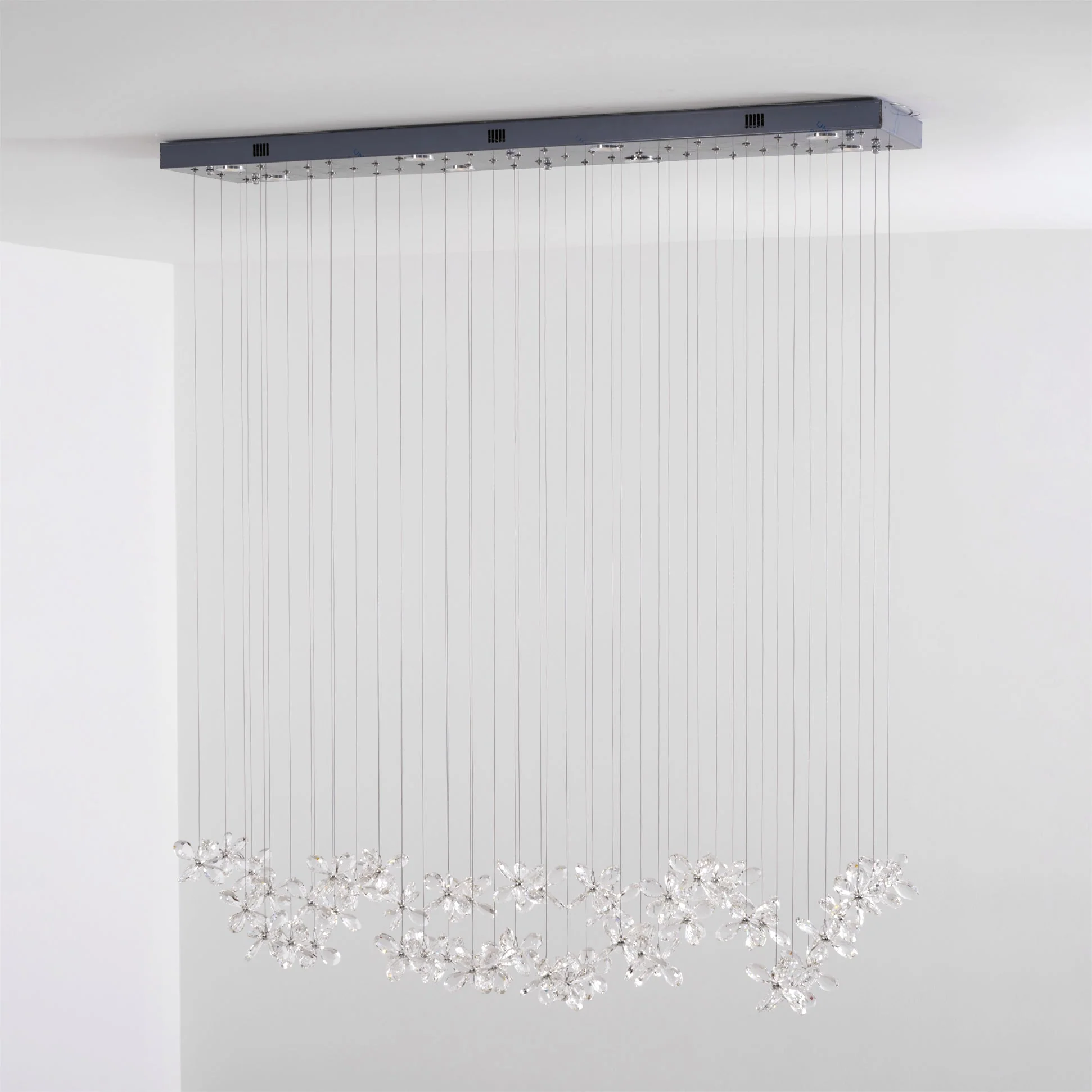 Lustra Chandelier Crystal Butterfly Floral Cluster - Image 26