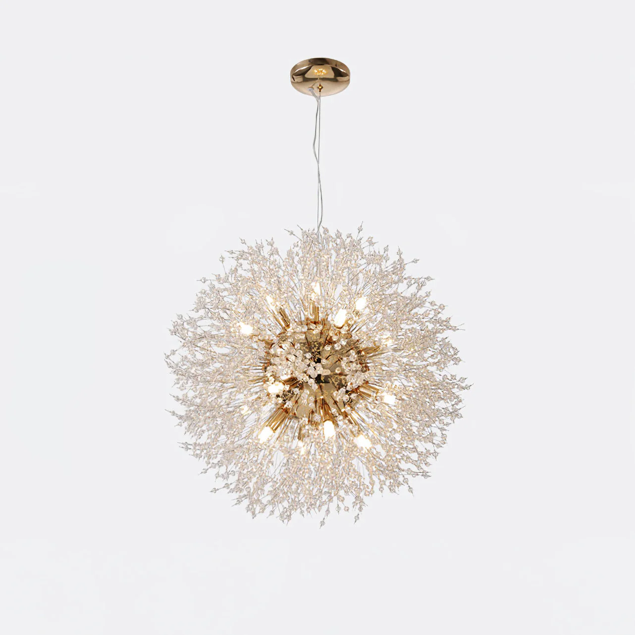 Lustra Chandelier Crystal Dandelion with Crystals - Image 49