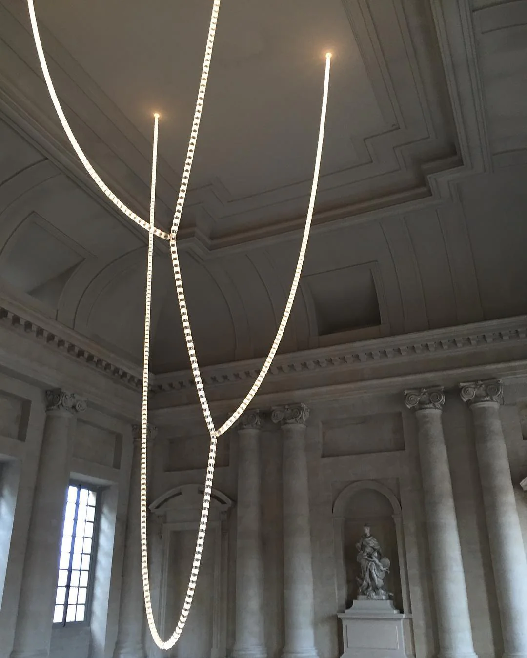 Lustra Chandelier Crystal Gold LED 3-Line - Image 122