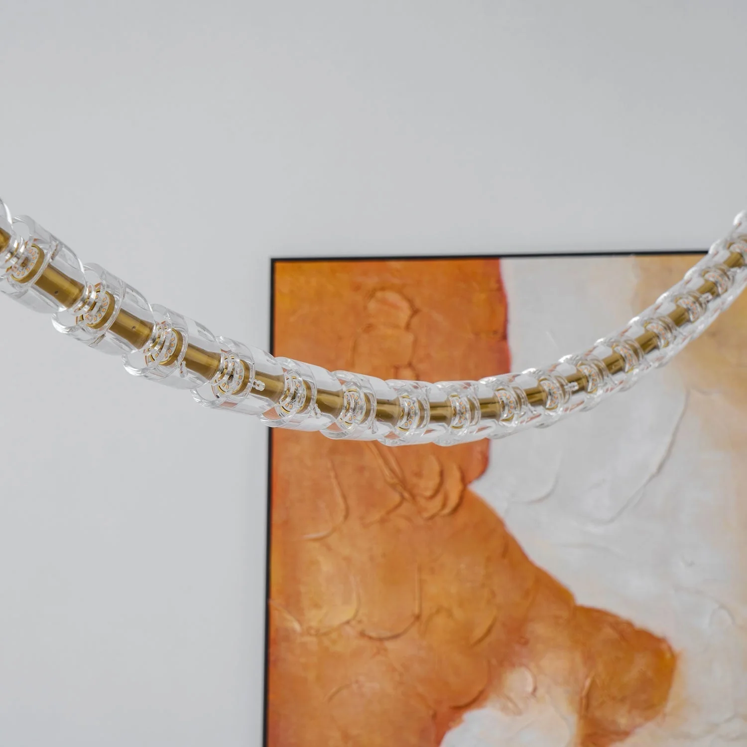 Lustra Chandelier Crystal Gold LED 3-Line - Image 16