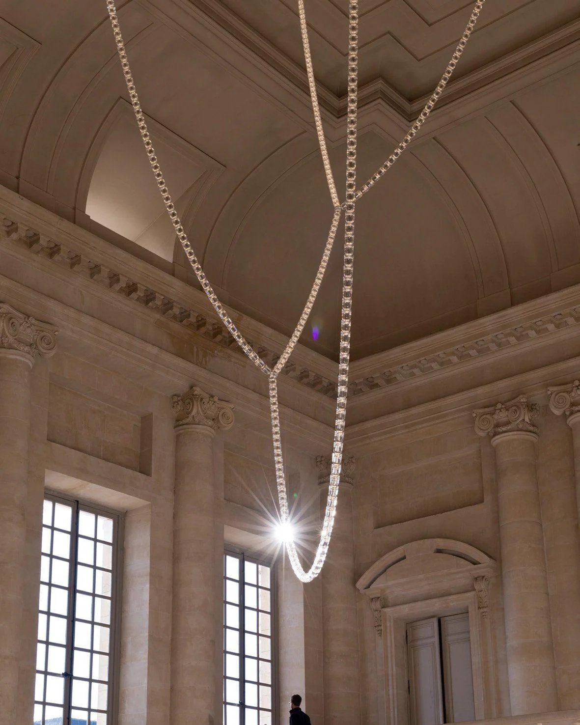 Lustra Chandelier Crystal Gold LED 3-Line - Image 64