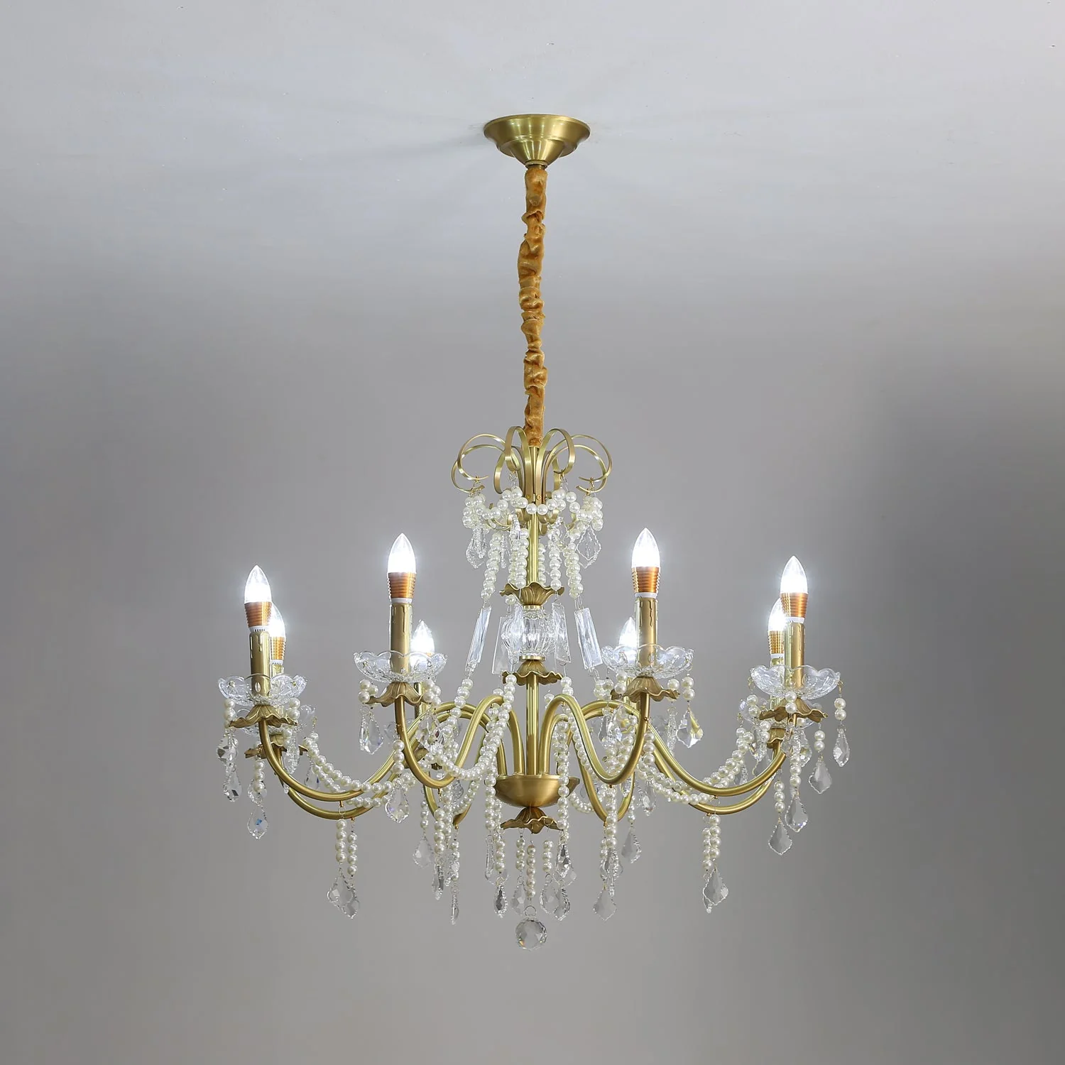 Lustra Chandelier Crystal Pearl - Image 27