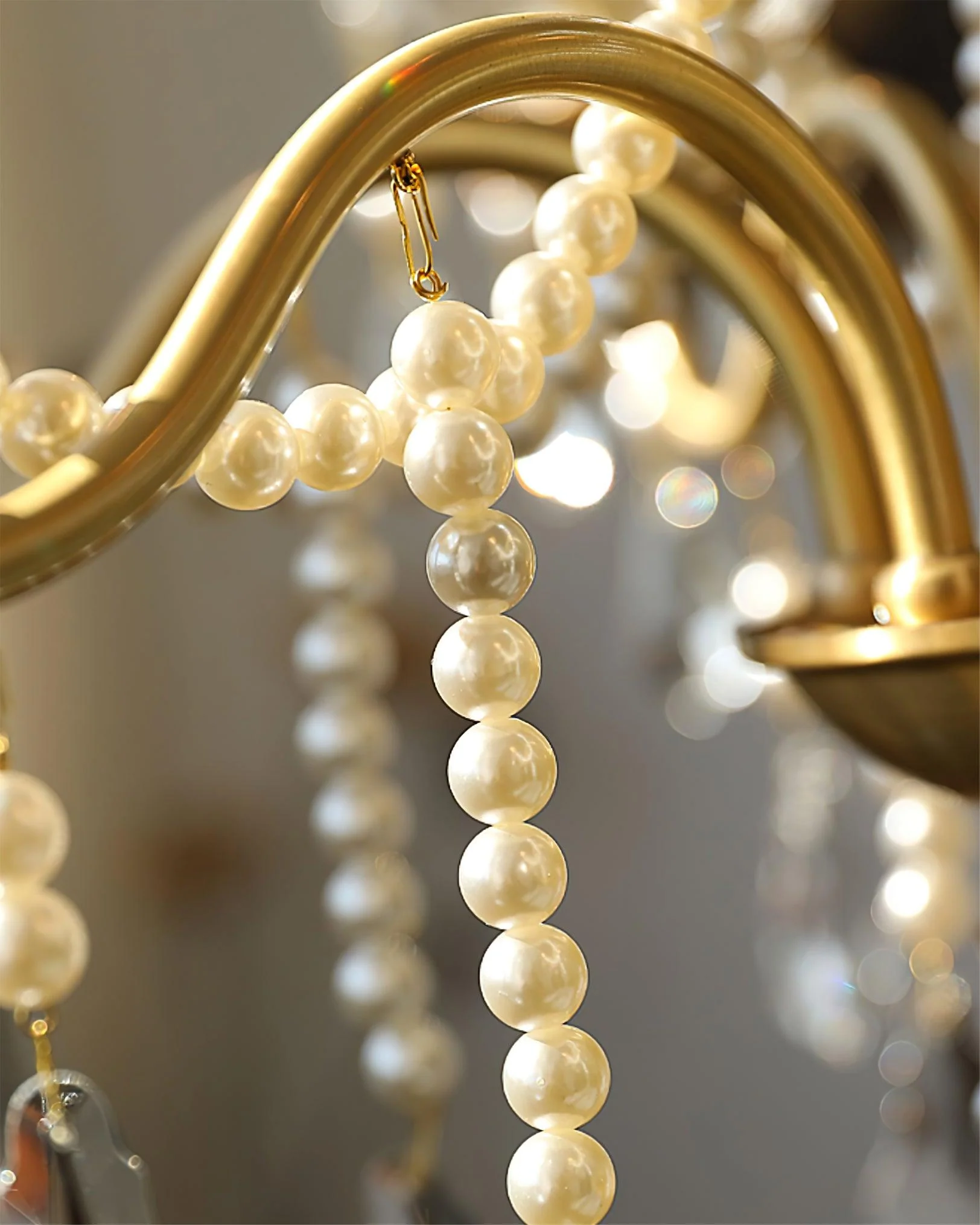 Lustra Chandelier Crystal Pearl - Image 8