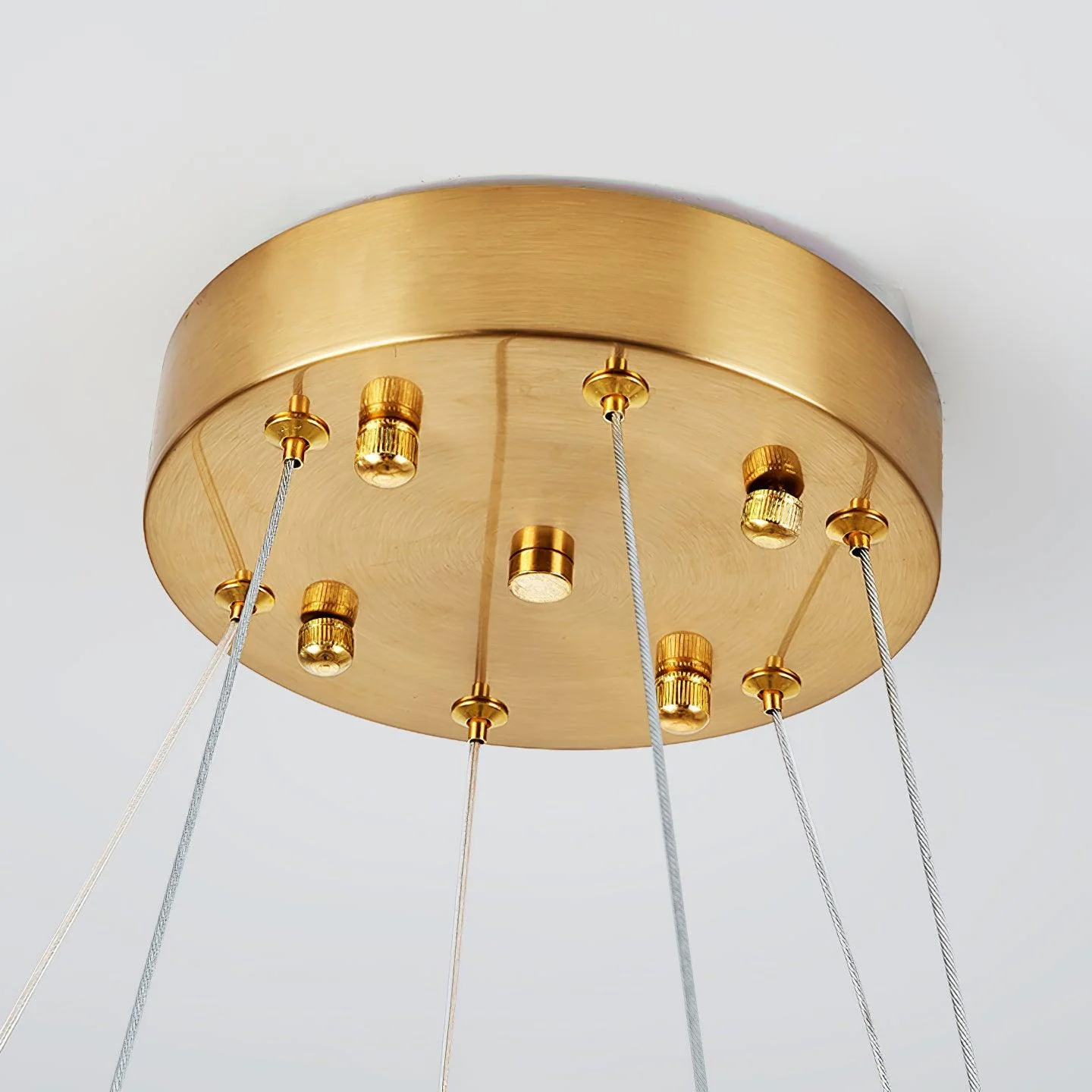 Lustra Chandelier Crystal Ring LED Polished - Image 18