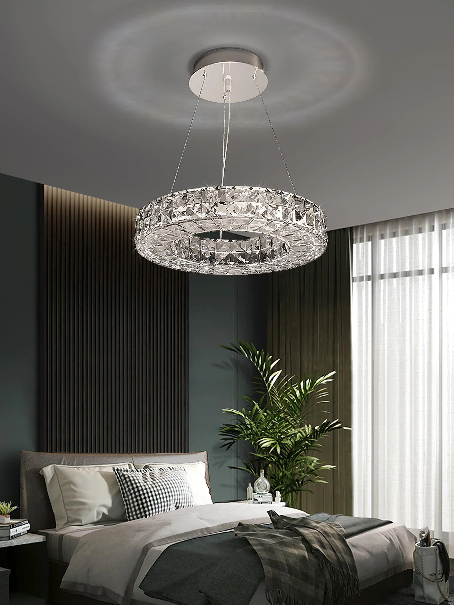 Lustra Chandelier Crystal Ring Spiridon Luxe - Image 13