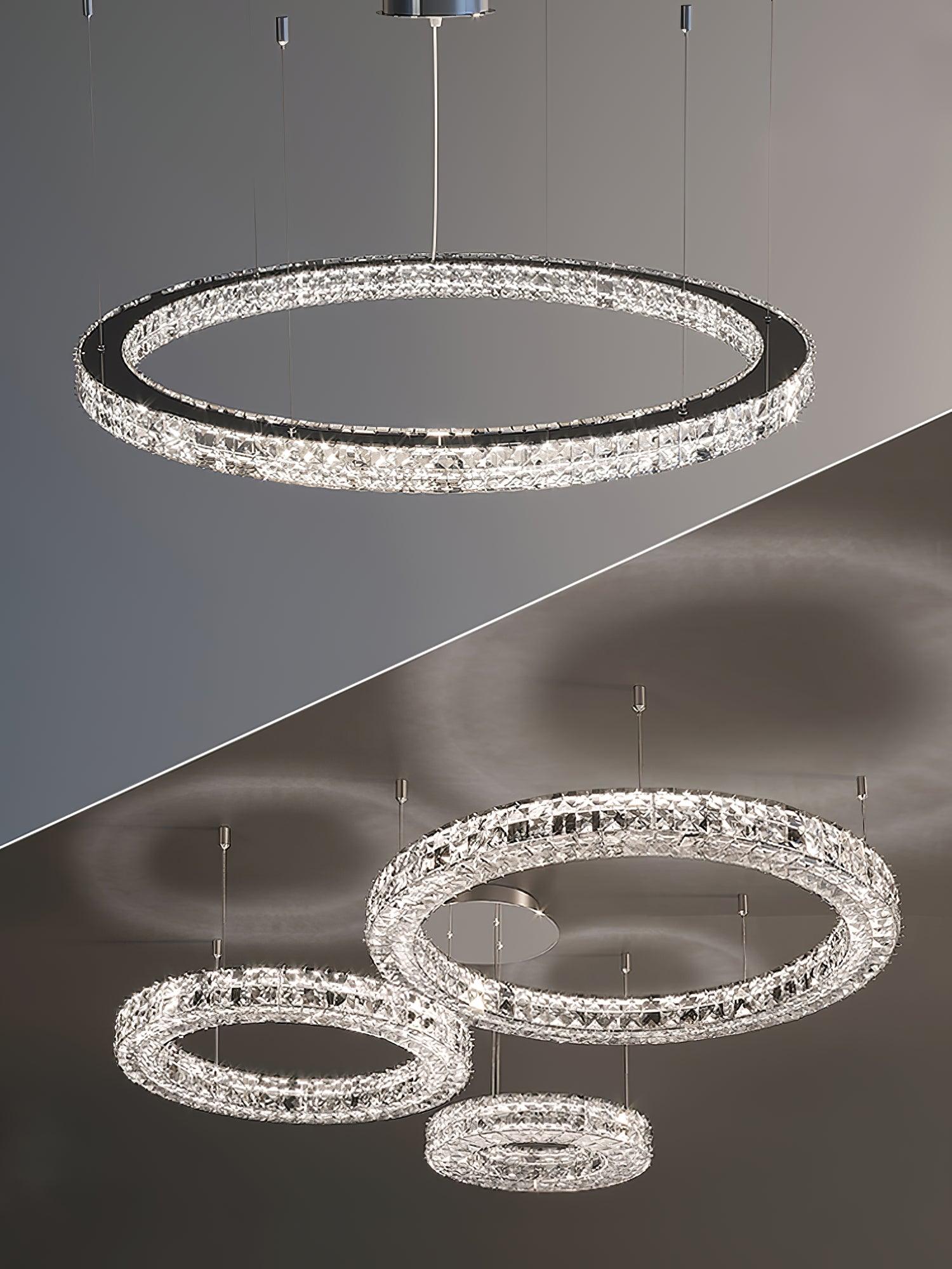 Lustra Chandelier Crystal Ring Spiridon Luxe - Image 15