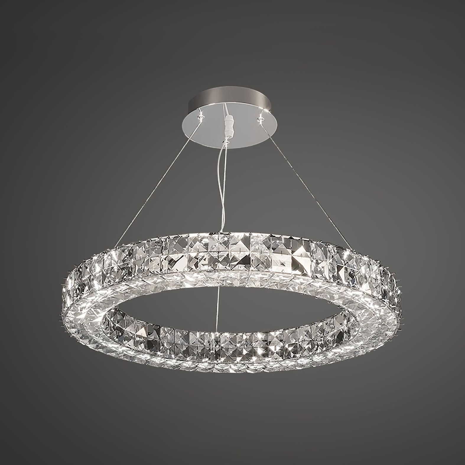 Lustra Chandelier Crystal Ring Spiridon Luxe - Image 25