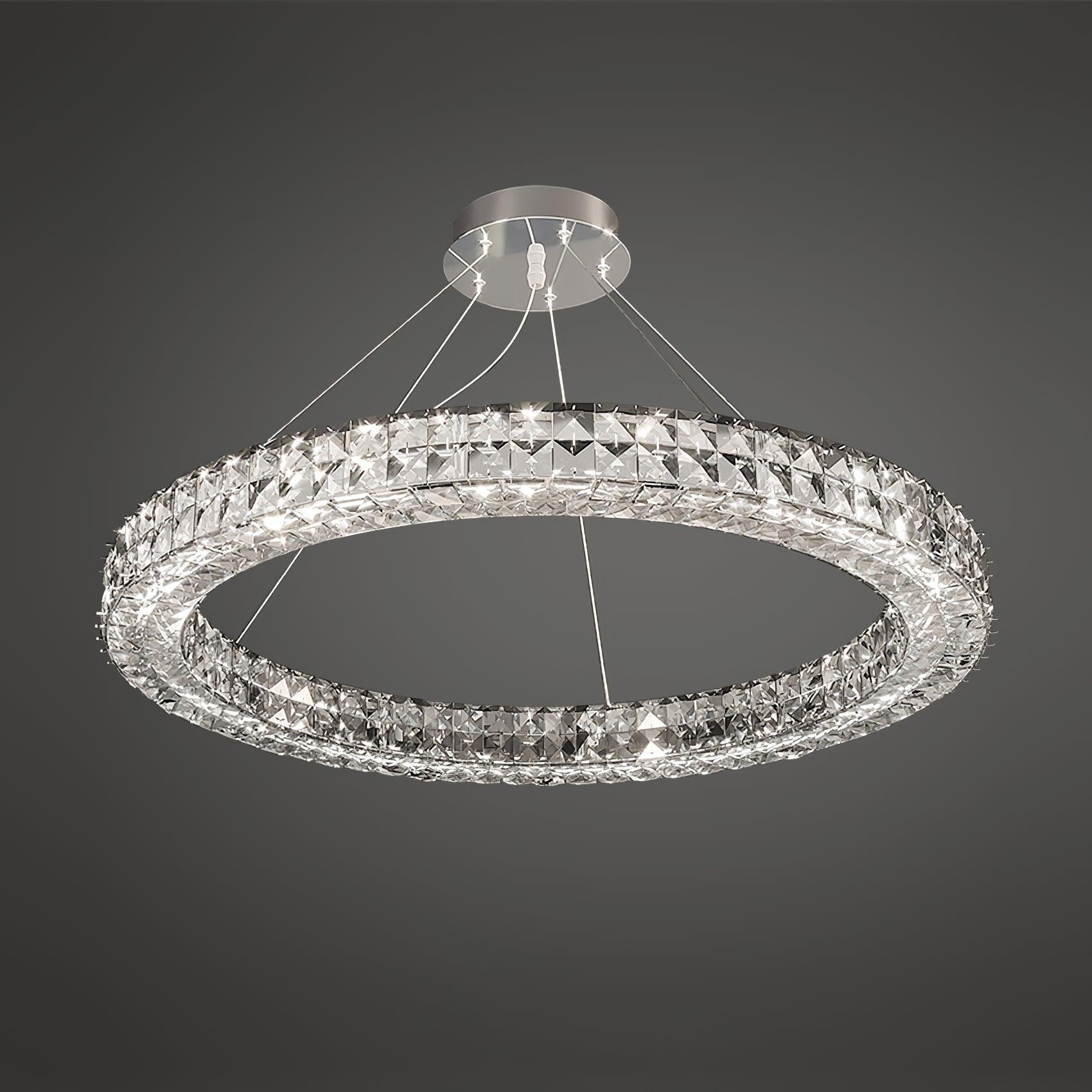 Lustra Chandelier Crystal Ring Spiridon Luxe - Image 26