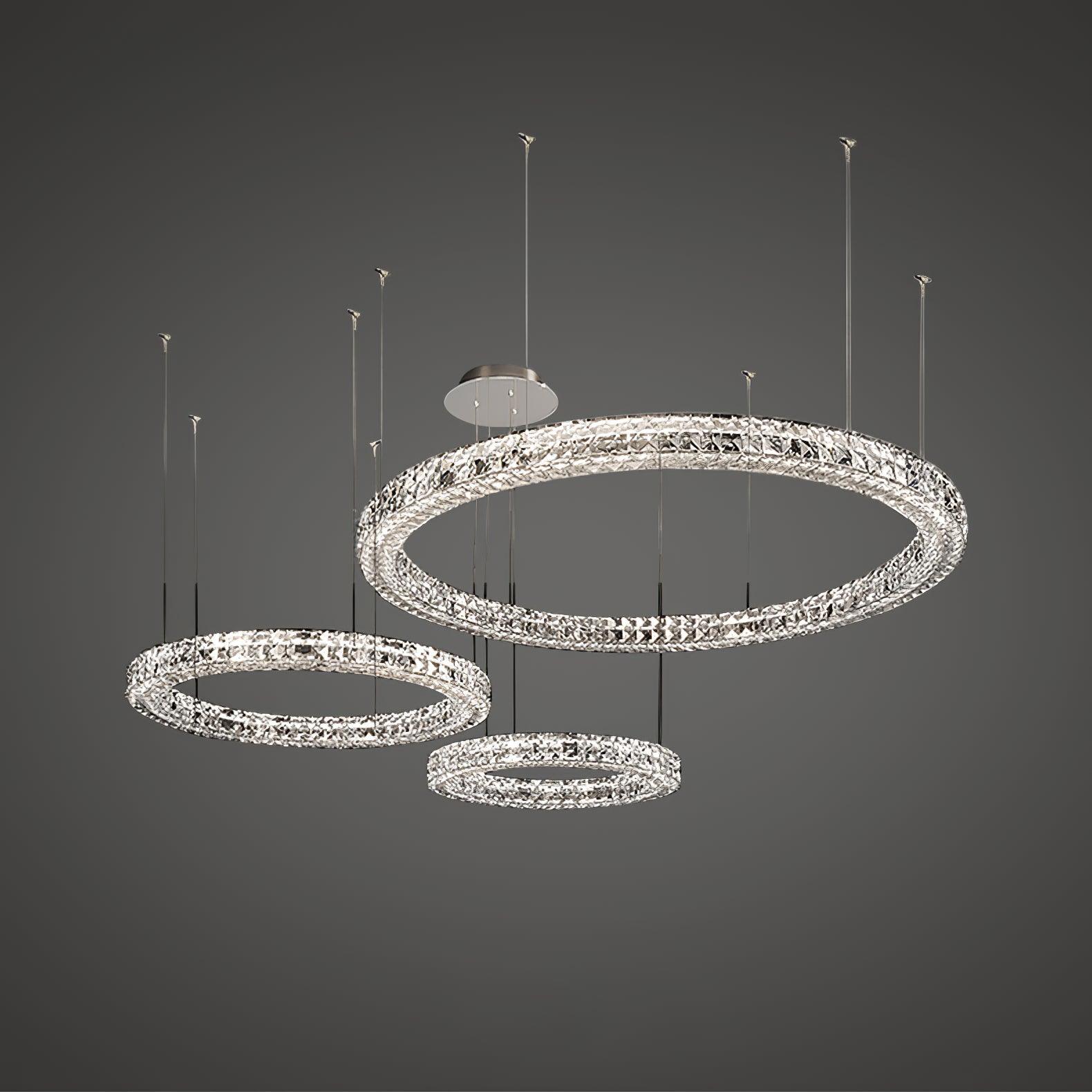 Lustra Chandelier Crystal Ring Spiridon Luxe - Image 29