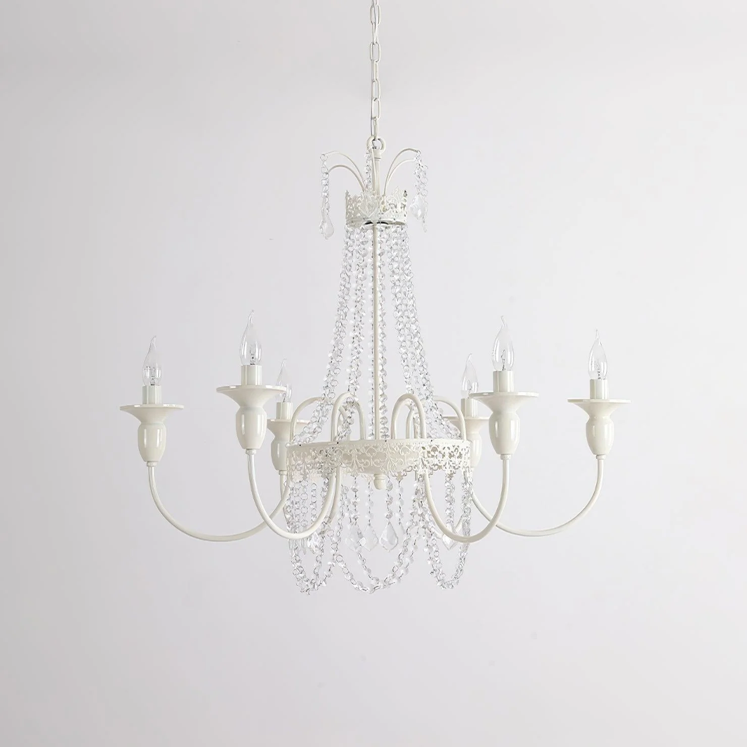 Lustra Chandelier Crystal Tassels - Image 28