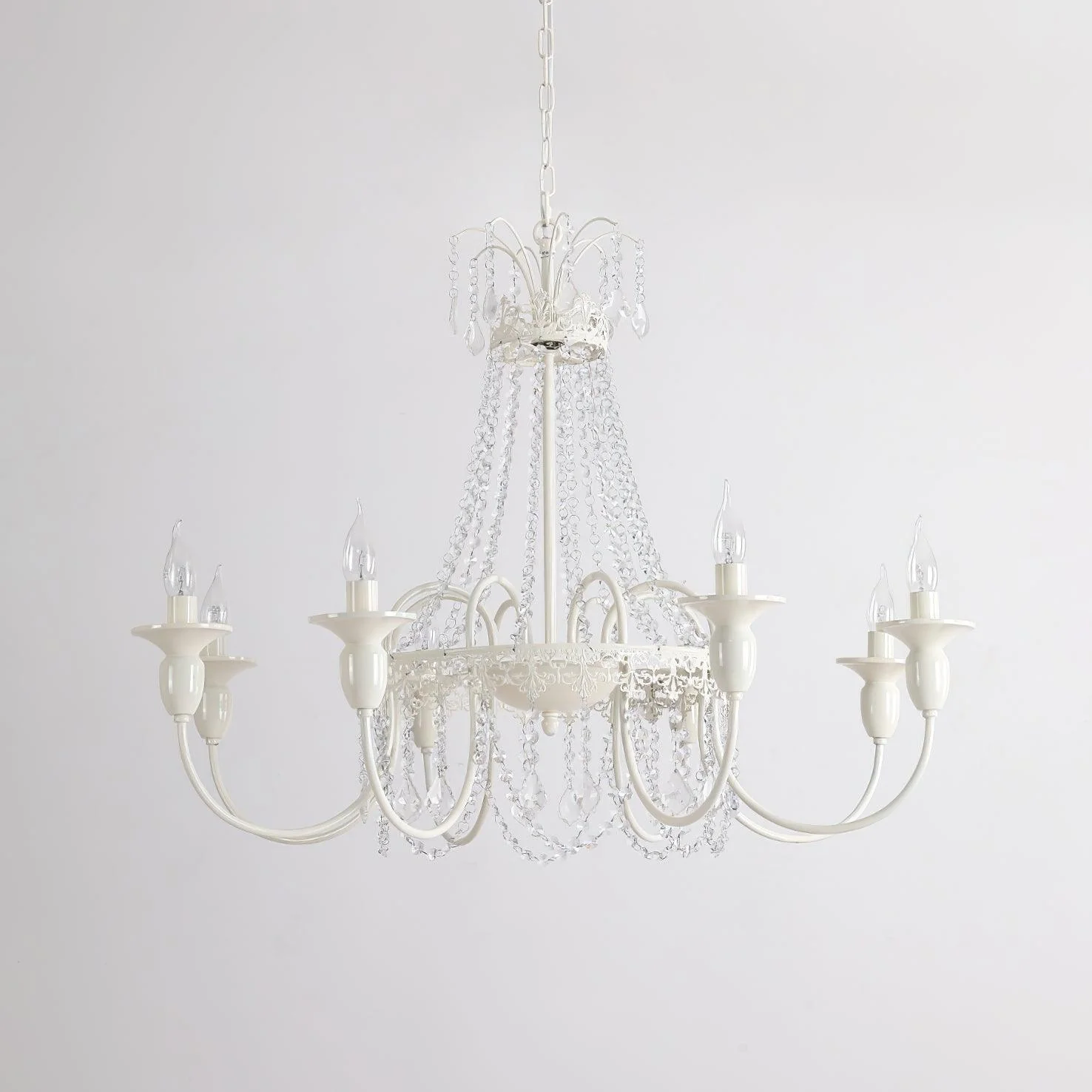Lustra Chandelier Crystal Tassels - Image 29
