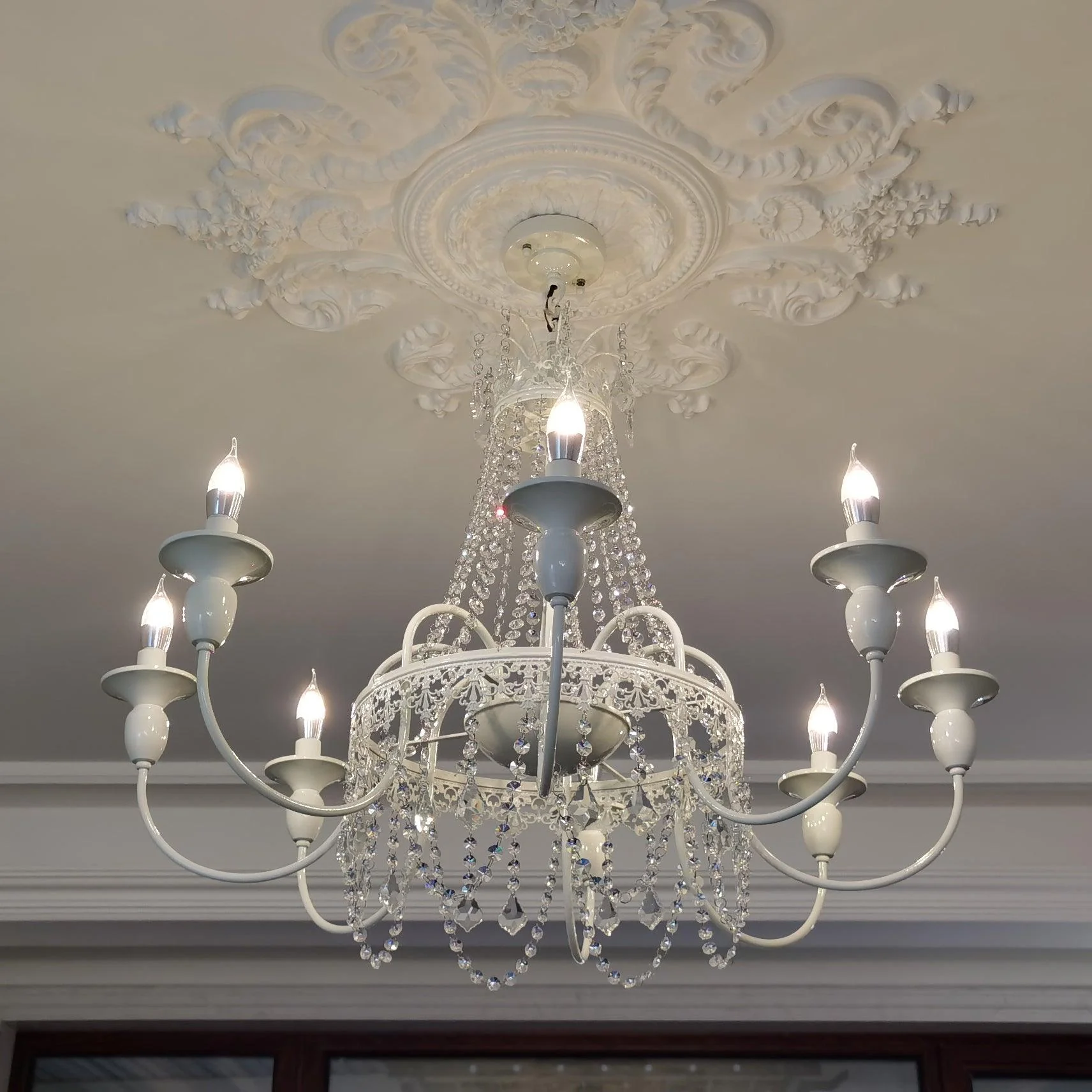 Lustra Chandelier Crystal Tassels - Image 34
