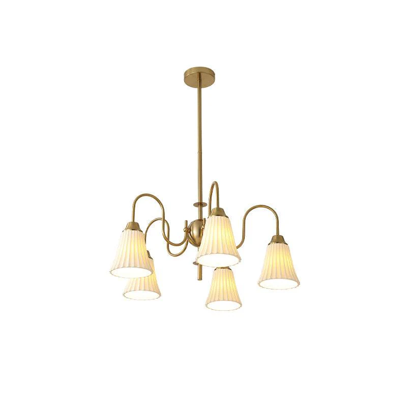 Lustra Chandelier Esther Ceramic Pleated Modern - Image 26