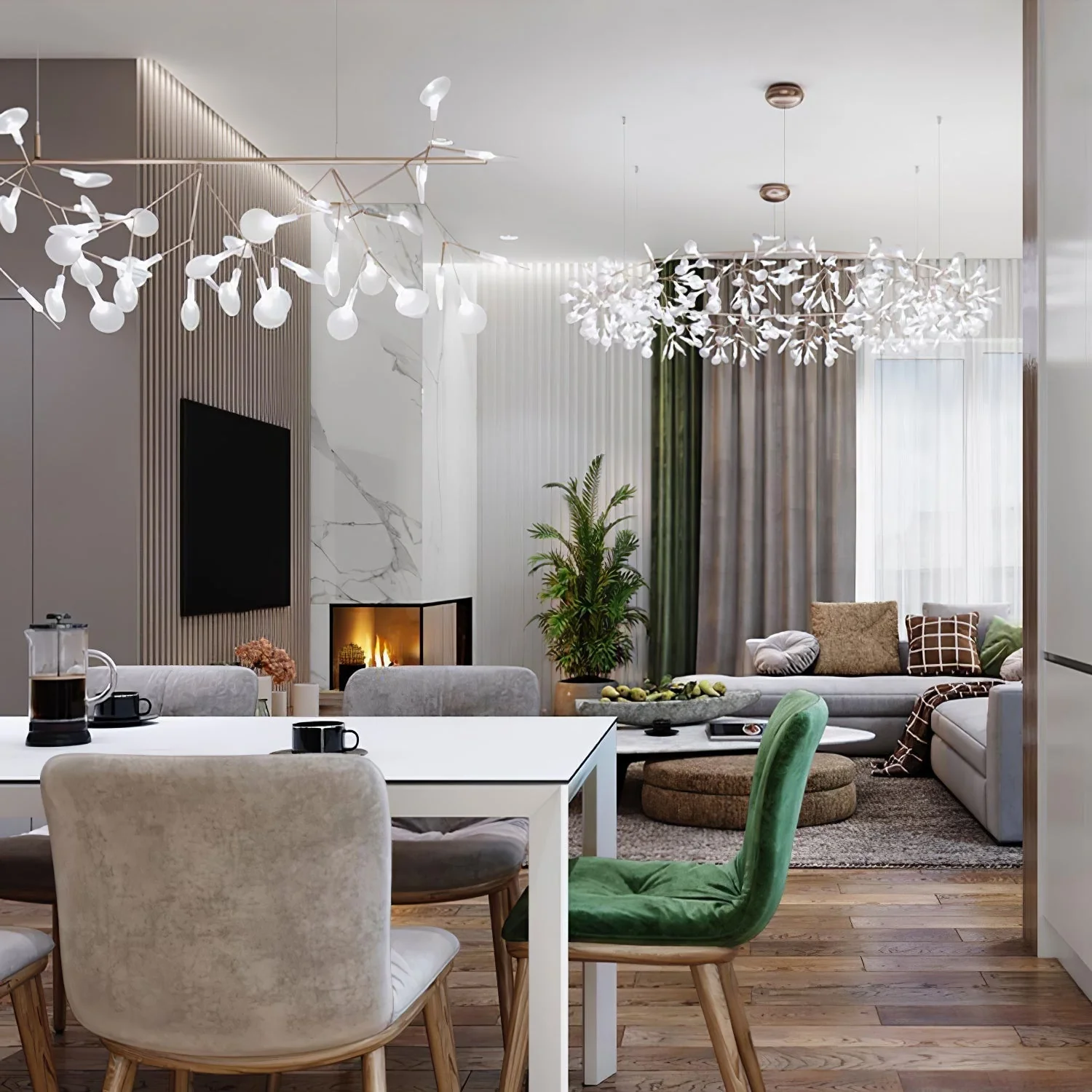 Lustra Chandelier Firefly Branch LED - Image 31