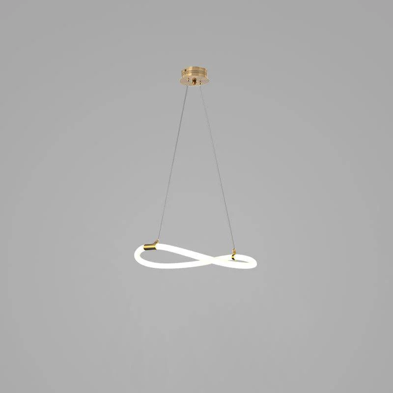 Lustra Chandelier Flexible Silicone Curve Modern Elegant - Image 66