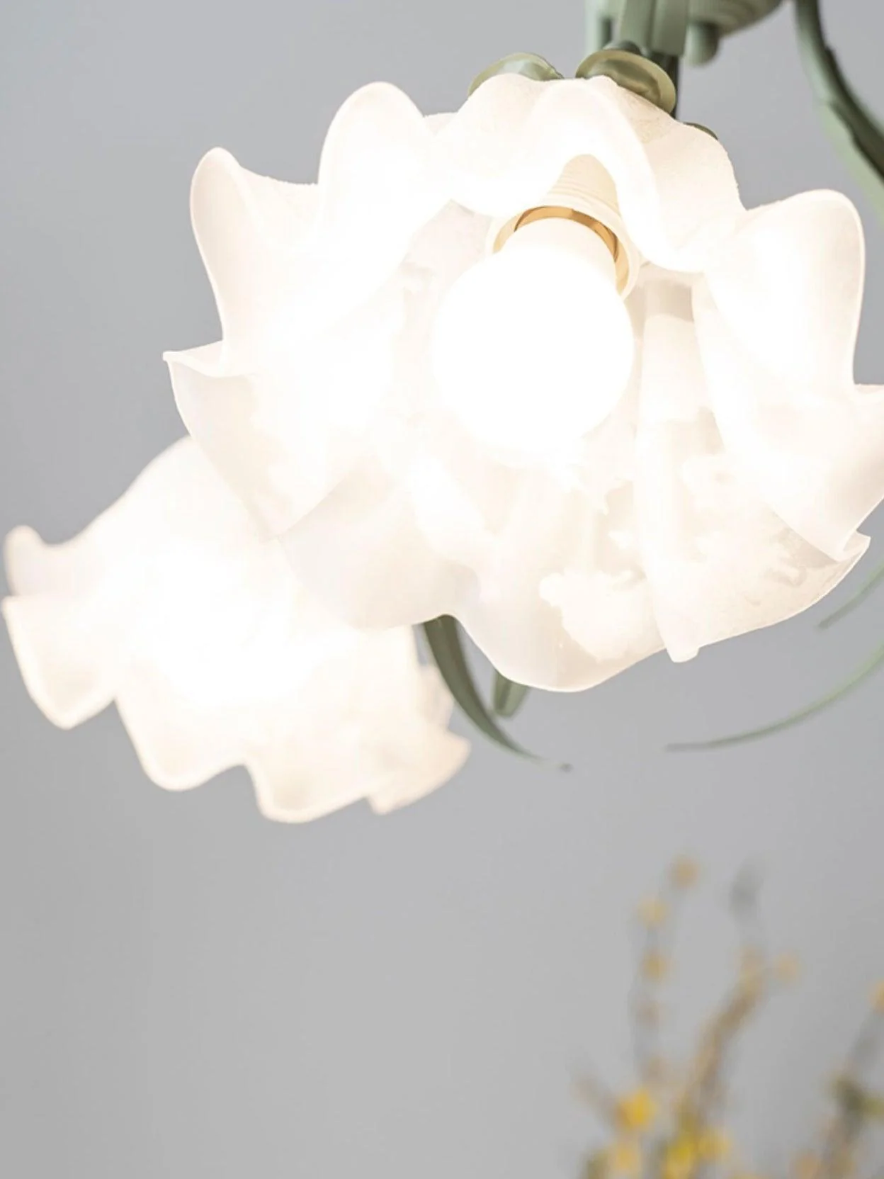 Lustra Chandelier Flower with Petals and Leaves - Image 22