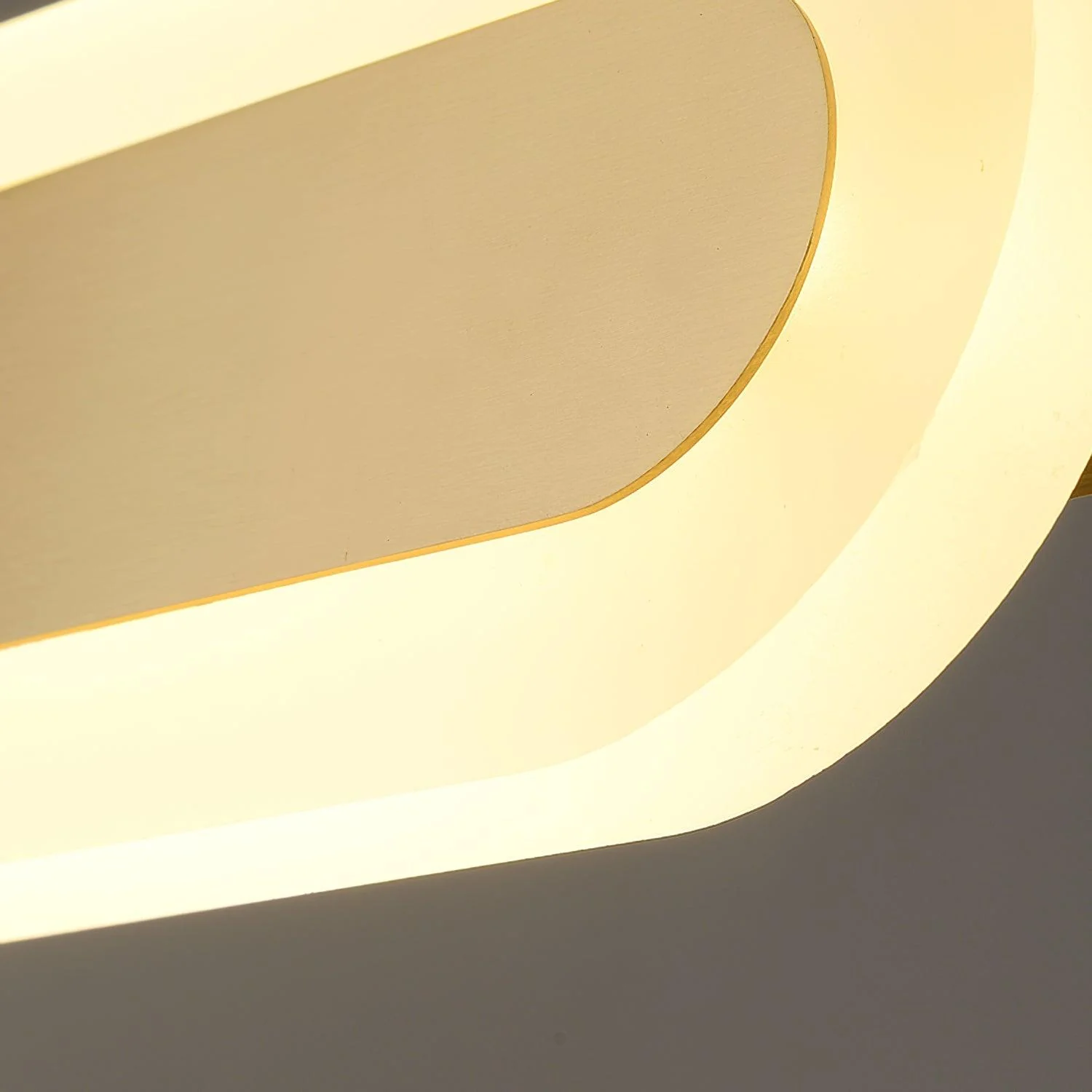 Lustra Chandelier Geometric Brass Ring - Image 7