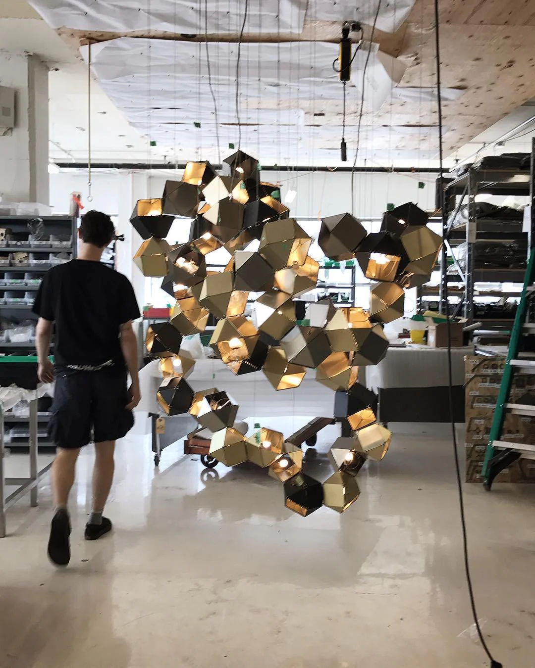 Lustra Chandelier Geometric Modern - Image 30