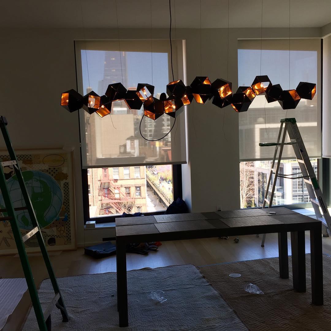 Lustra Chandelier Geometric Modern - Image 53