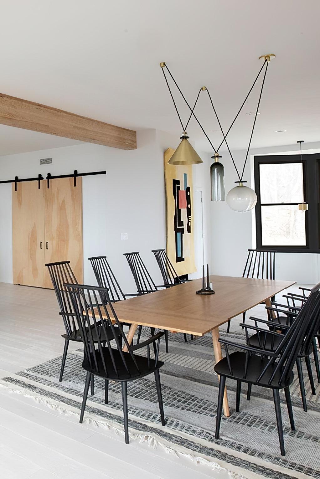 Lustra Chandelier Geometric Shape Art - Image 18