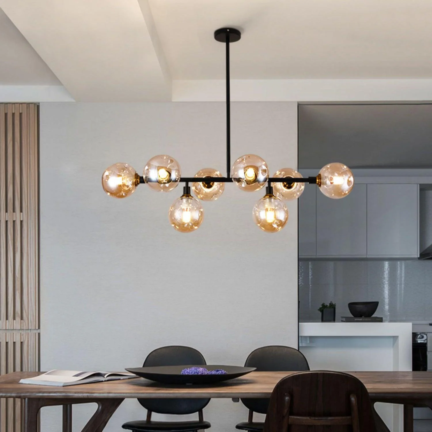 Lustra Chandelier Glass and - Image 15