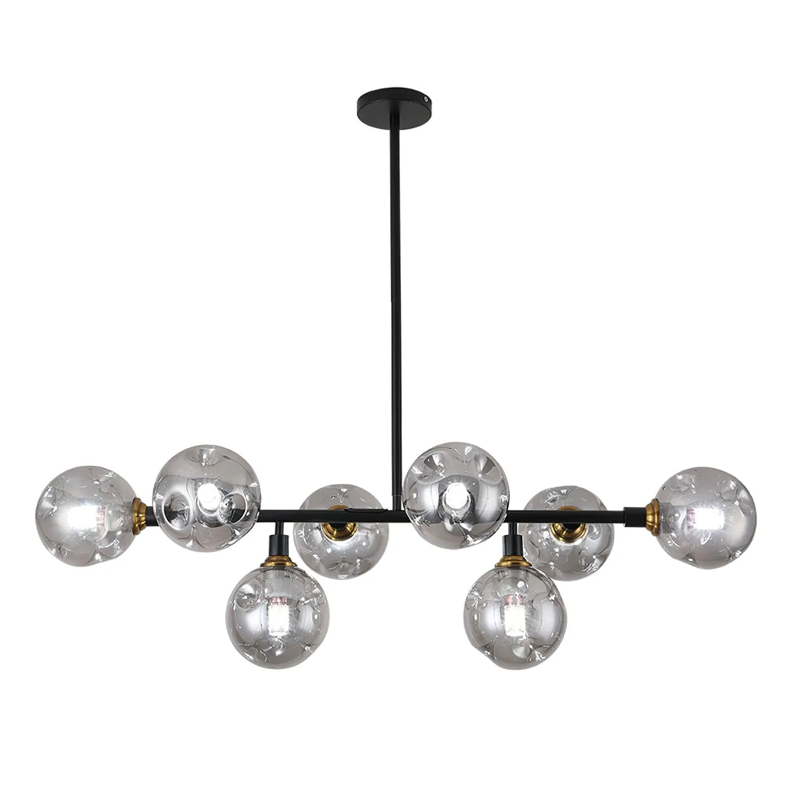 Lustra Chandelier Glass and - Image 26