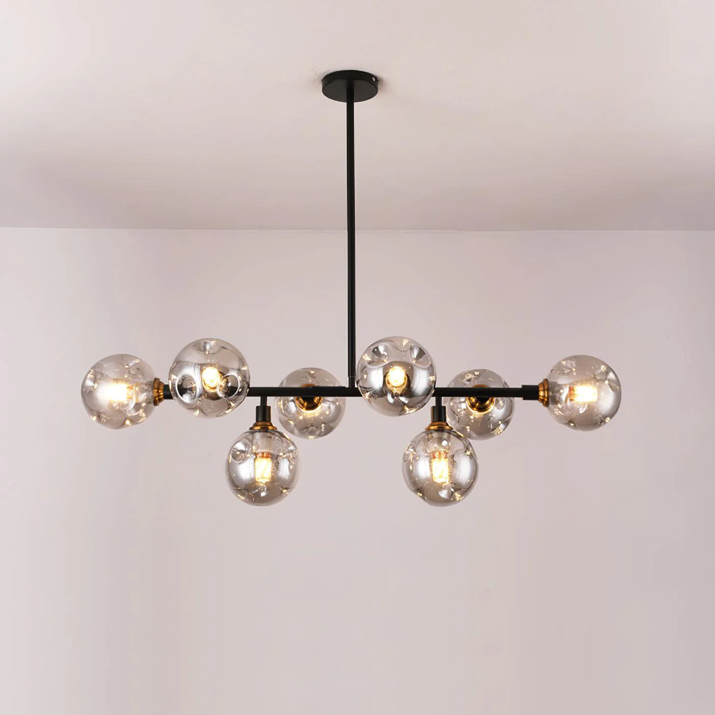 Lustra Chandelier Glass and - Image 3