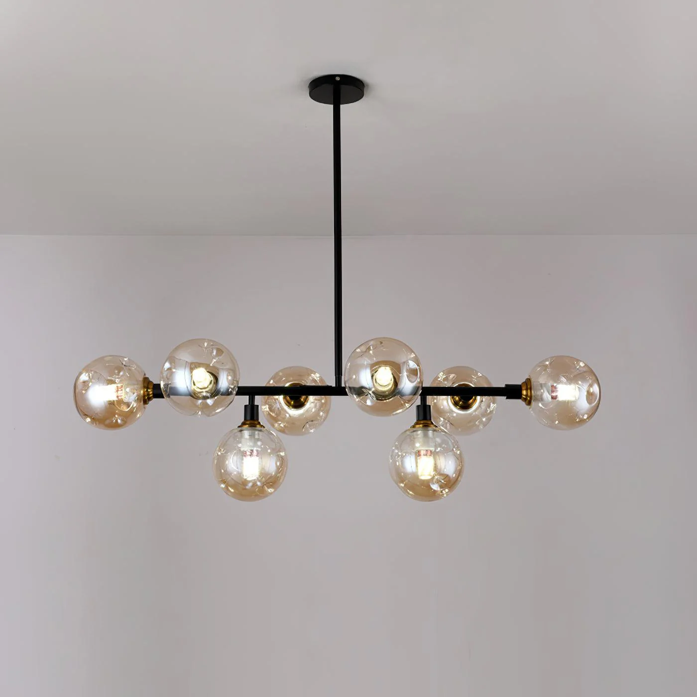 Lustra Chandelier Glass and - Image 5