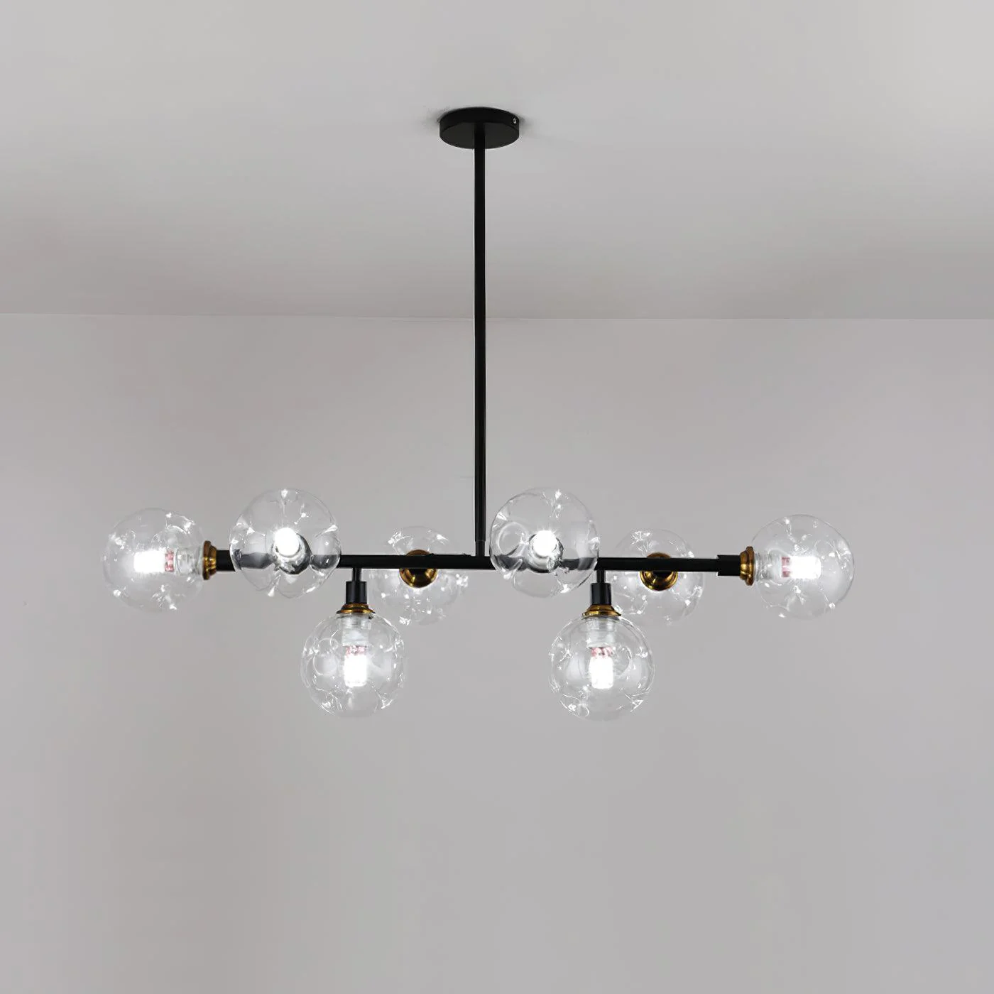 Lustra Chandelier Glass and - Image 7