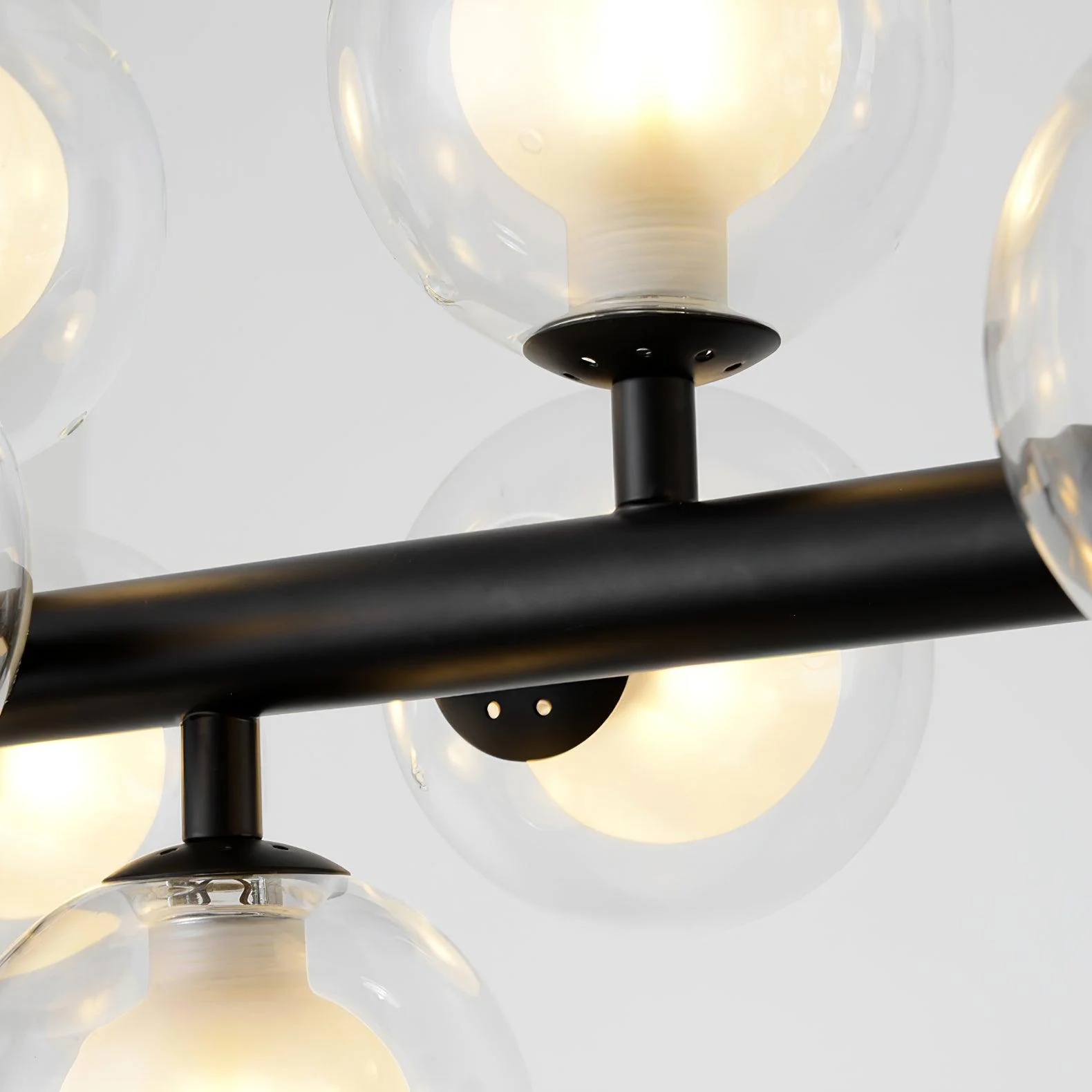 Lustra Chandelier Glass and Minimalist - Image 6