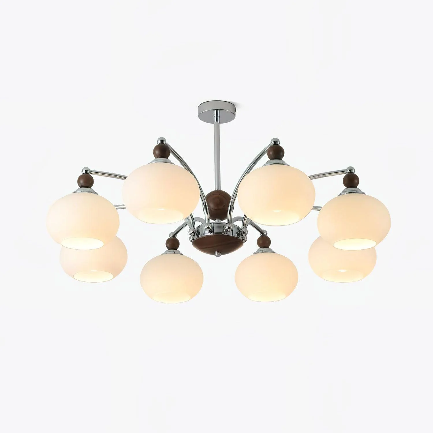 Lustra Chandelier Globe Arm Contemporary